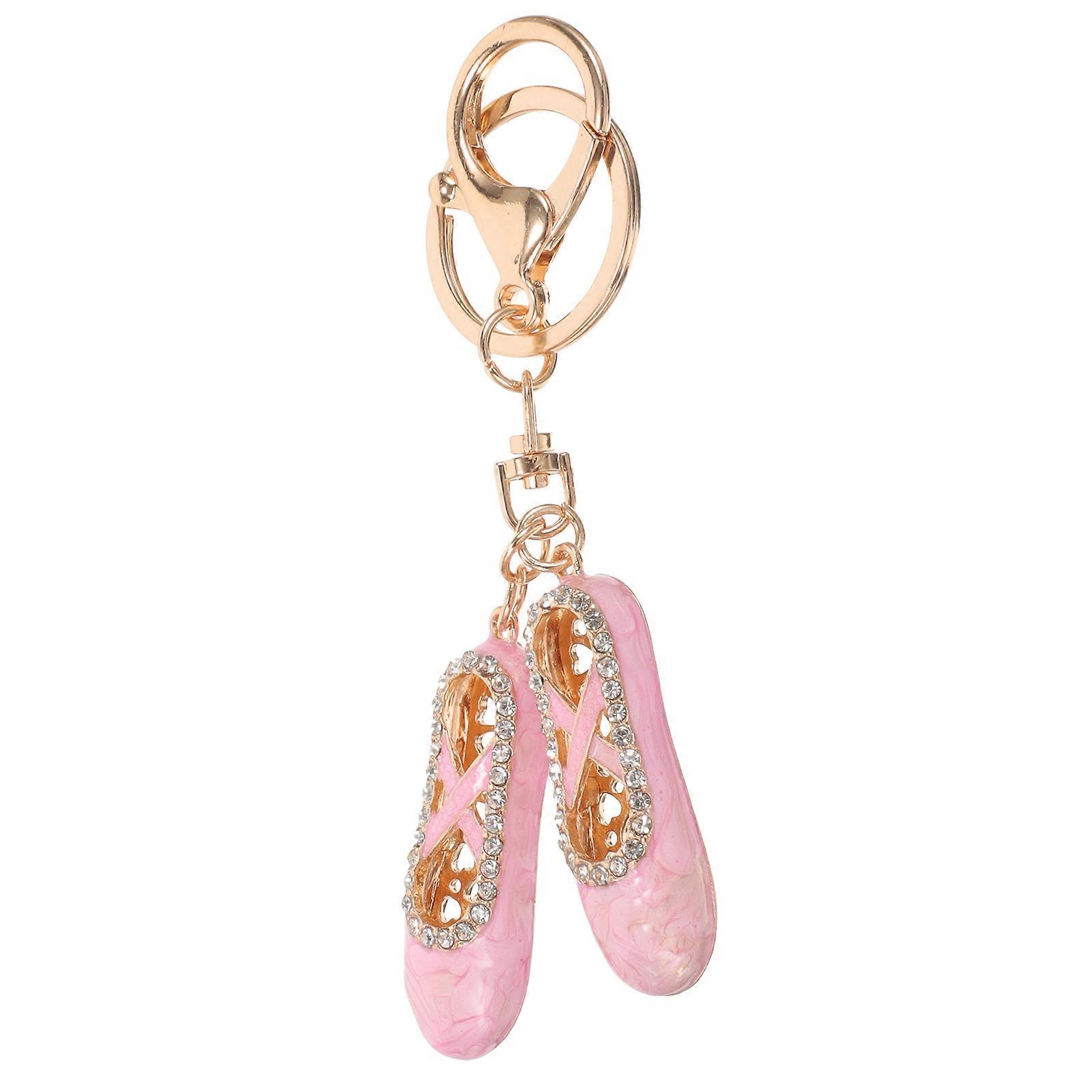 Creative Gift Keychains Ballet Shoes Style for 3Pcs Bag Decoration