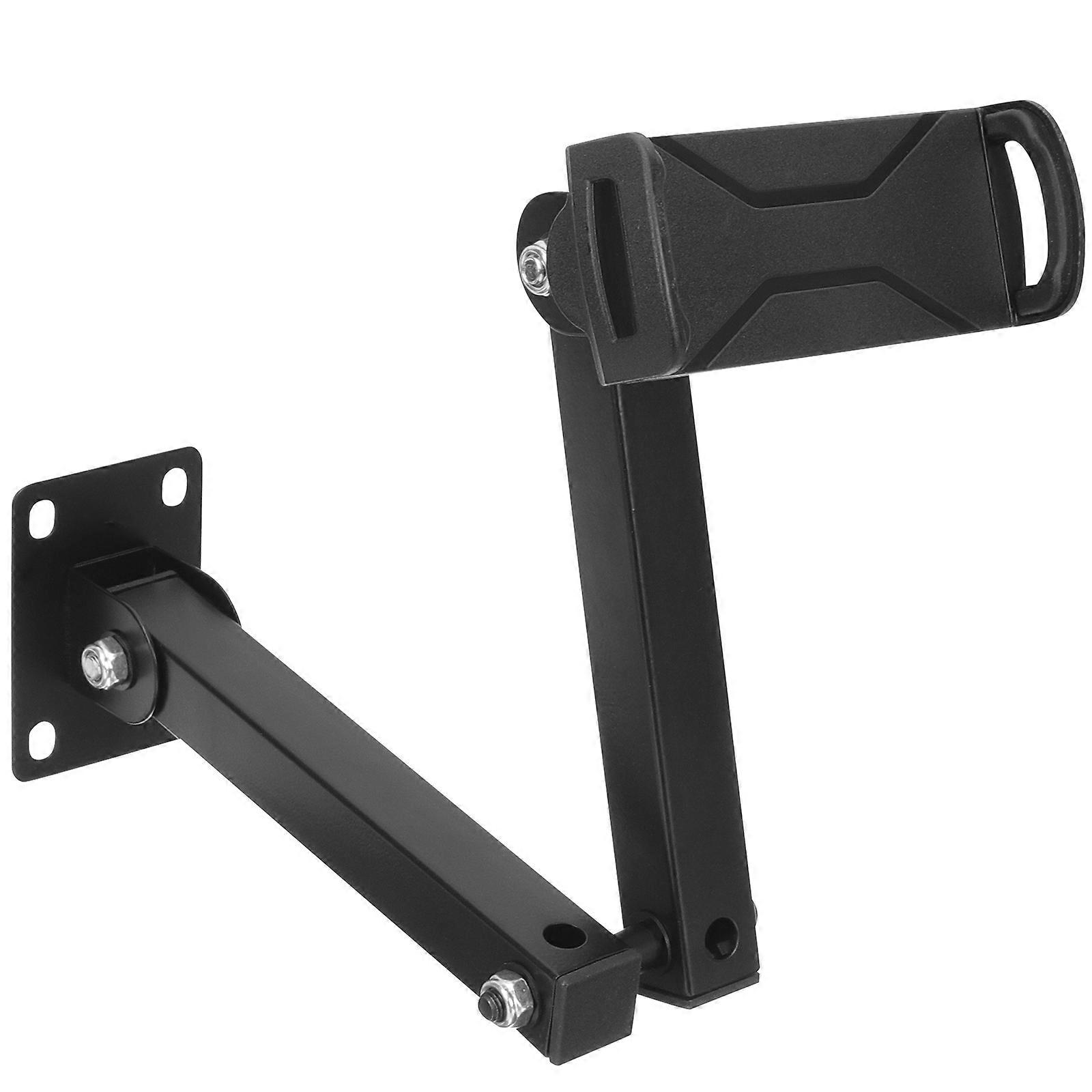 Phone Tablet Shelf Wall-Mounted Foldable Aluminium Alloy Adjustable Bracket 360° Rotation For Phone 1Pack