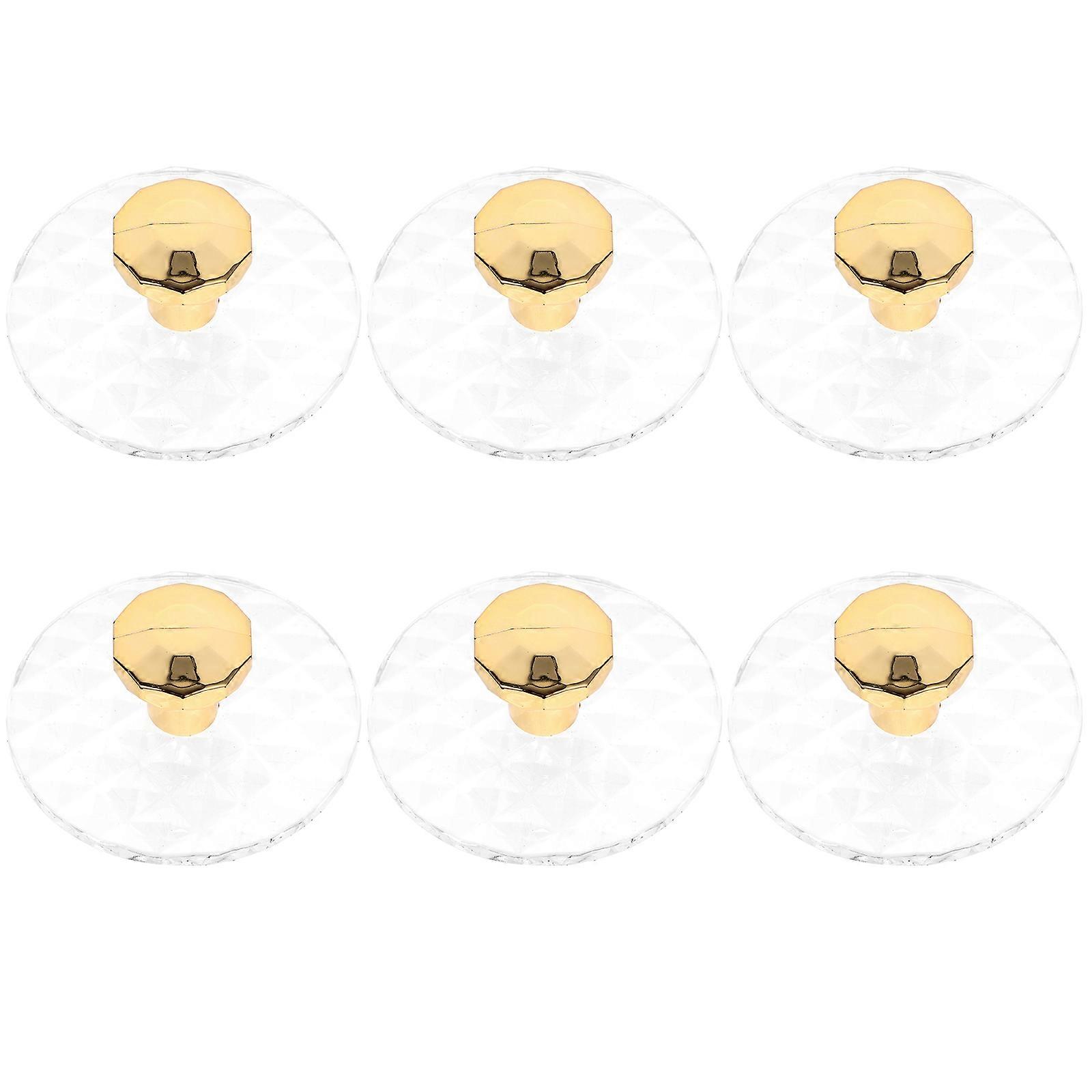 Wall Hooks For Hanging Jewelry Storage Diamond Hooks Golden Color 12Pcs Multi-Functional Use