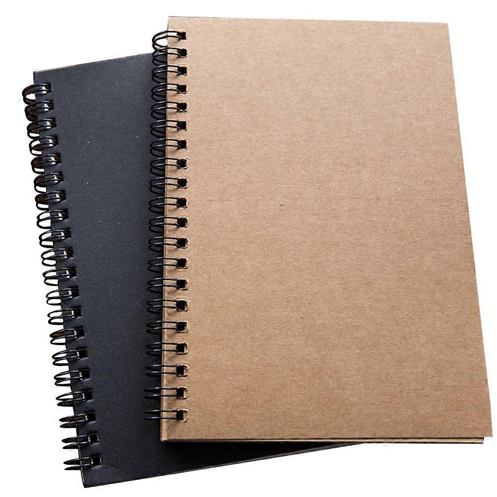 Assorted Color Sketch Books 6Pcs Simple Design Blank Notebooks Ideal For Painting Lovers Rectangular For On-The-Go Sketching