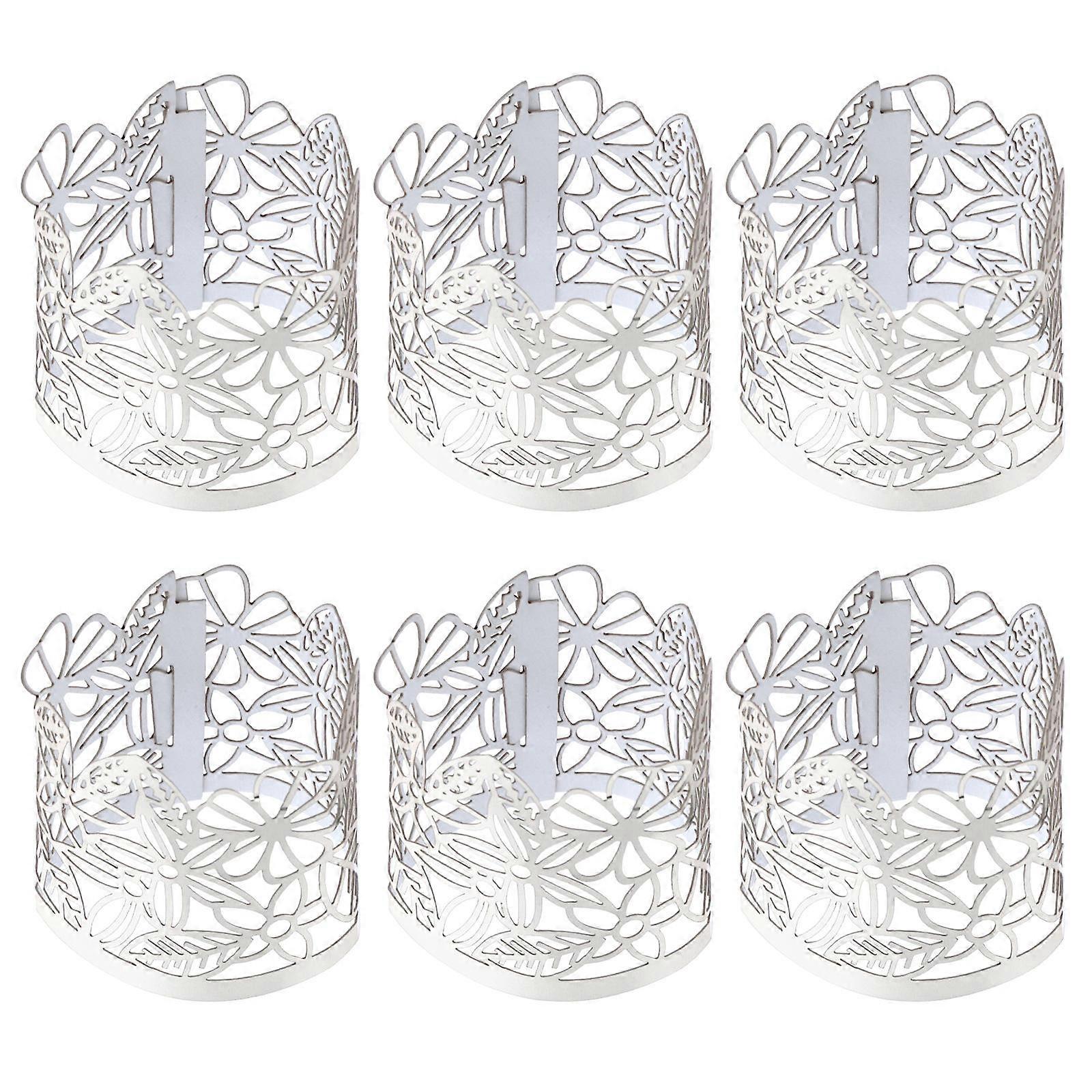 Silver Candle Wraps for Lamp Use 100Pcs Paper Candle Holder Wraps