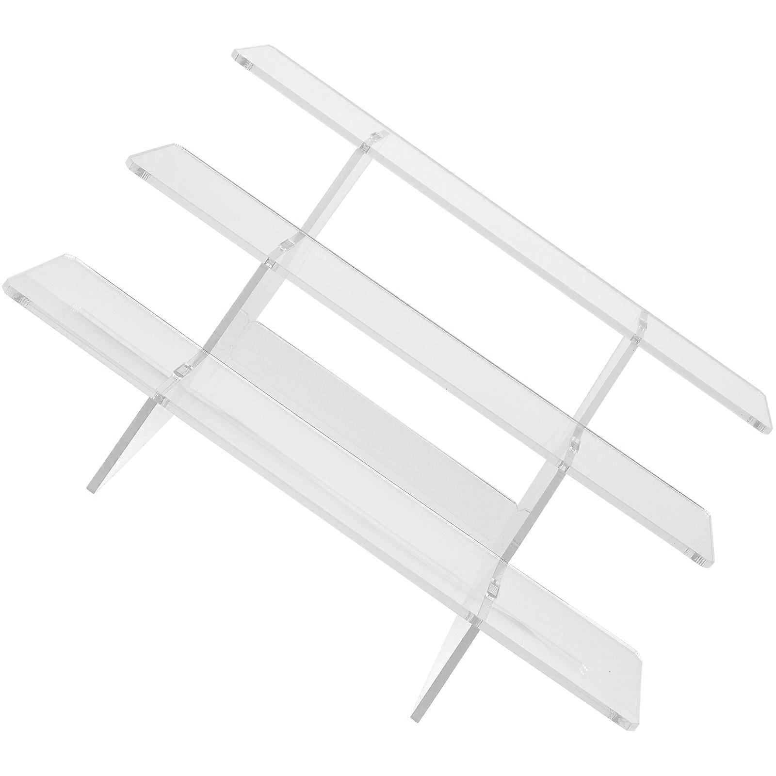 Collection Organizer Holder Acrylic Display Stand for Storage 2Pcs