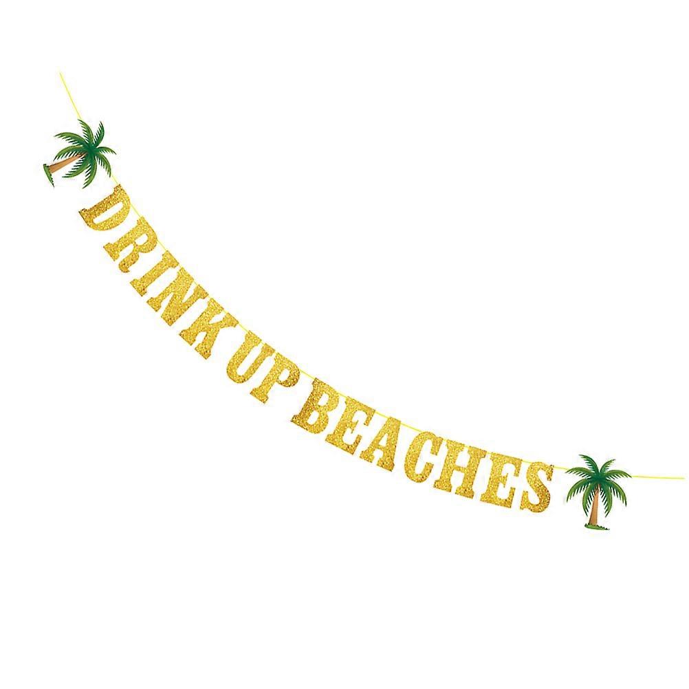 Beach Party Decorative Banner for 1Pcs Party Decorations