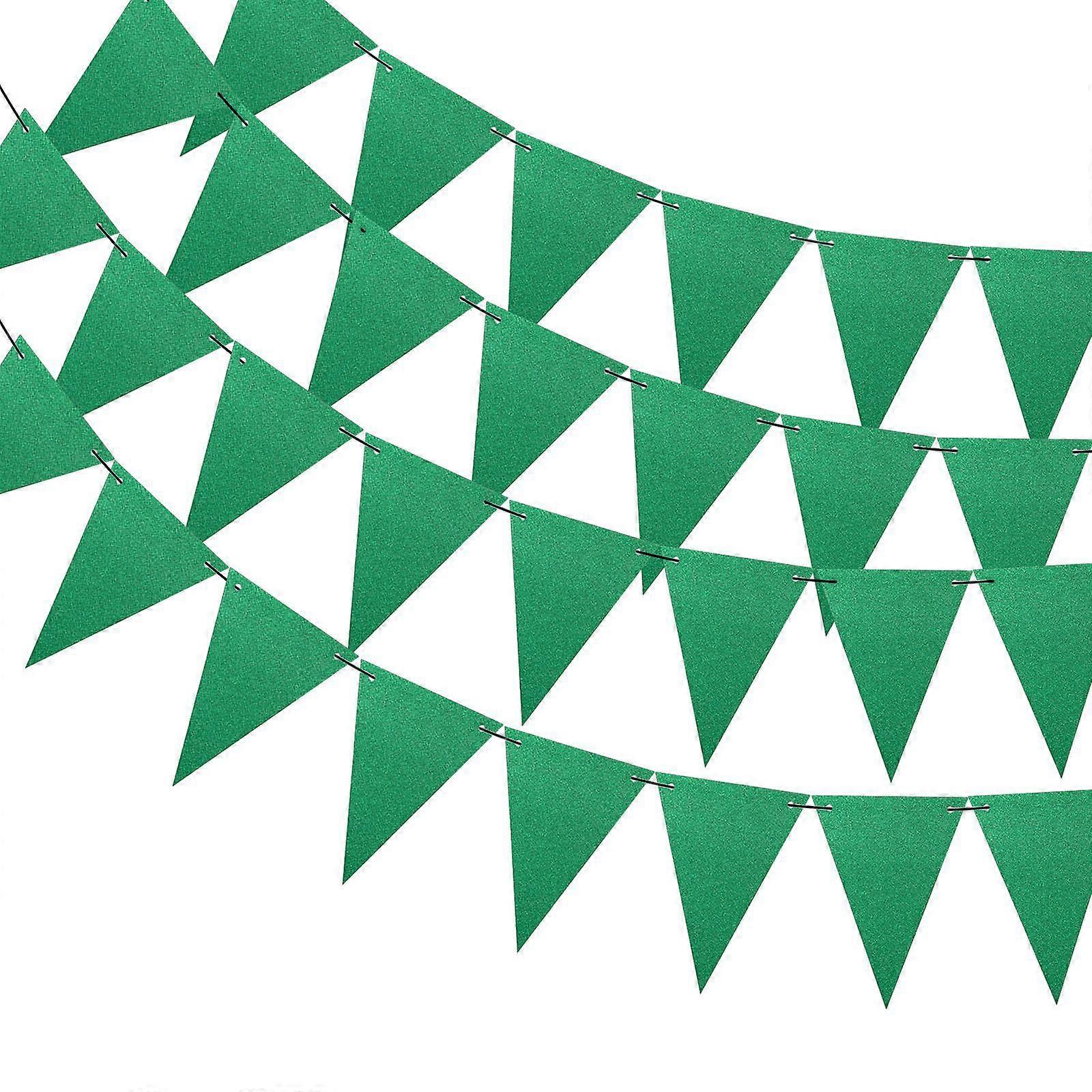 Glitterpapper triangelflagga födelsedagsfest bröllopsfest dekoration färgglad flagga