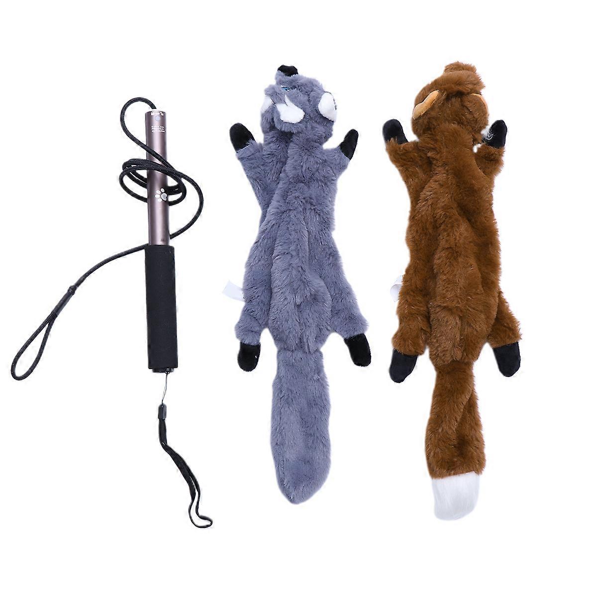 Pets Dog Sticks Interactive Plush Toys Sets for Training 18Pcs