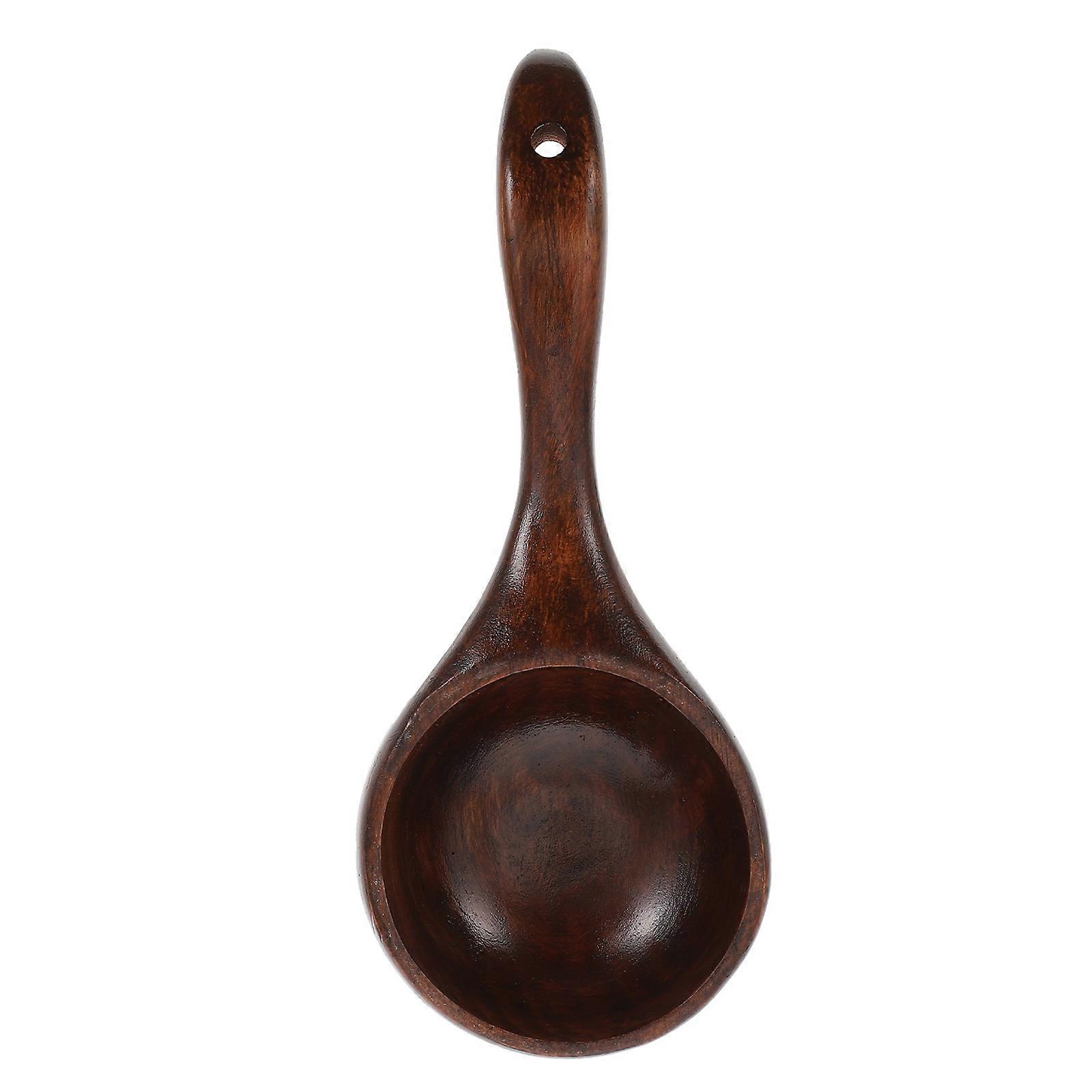 Wood Water Scoop Spoon for Soup Serving 2Pcs Multipurpose Home Use