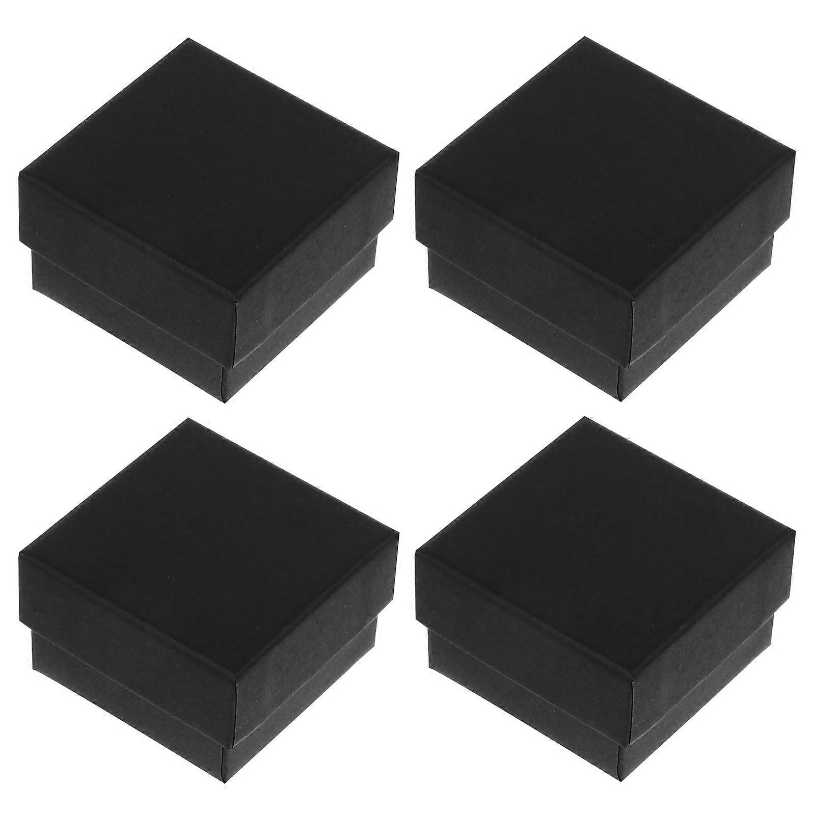 Black Jewelry Wrapping Box for Storage Use 48Pcs Set