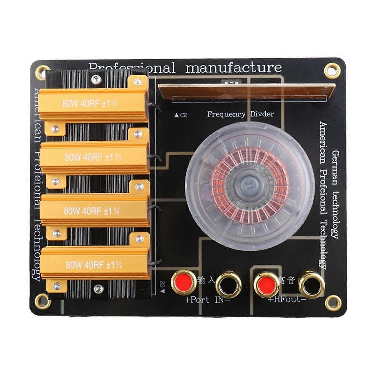 350W Single Tweeter Frequency Divider Professional Speaker Splitter 1800HZ Stage Home Theater Audio Crossover Filter