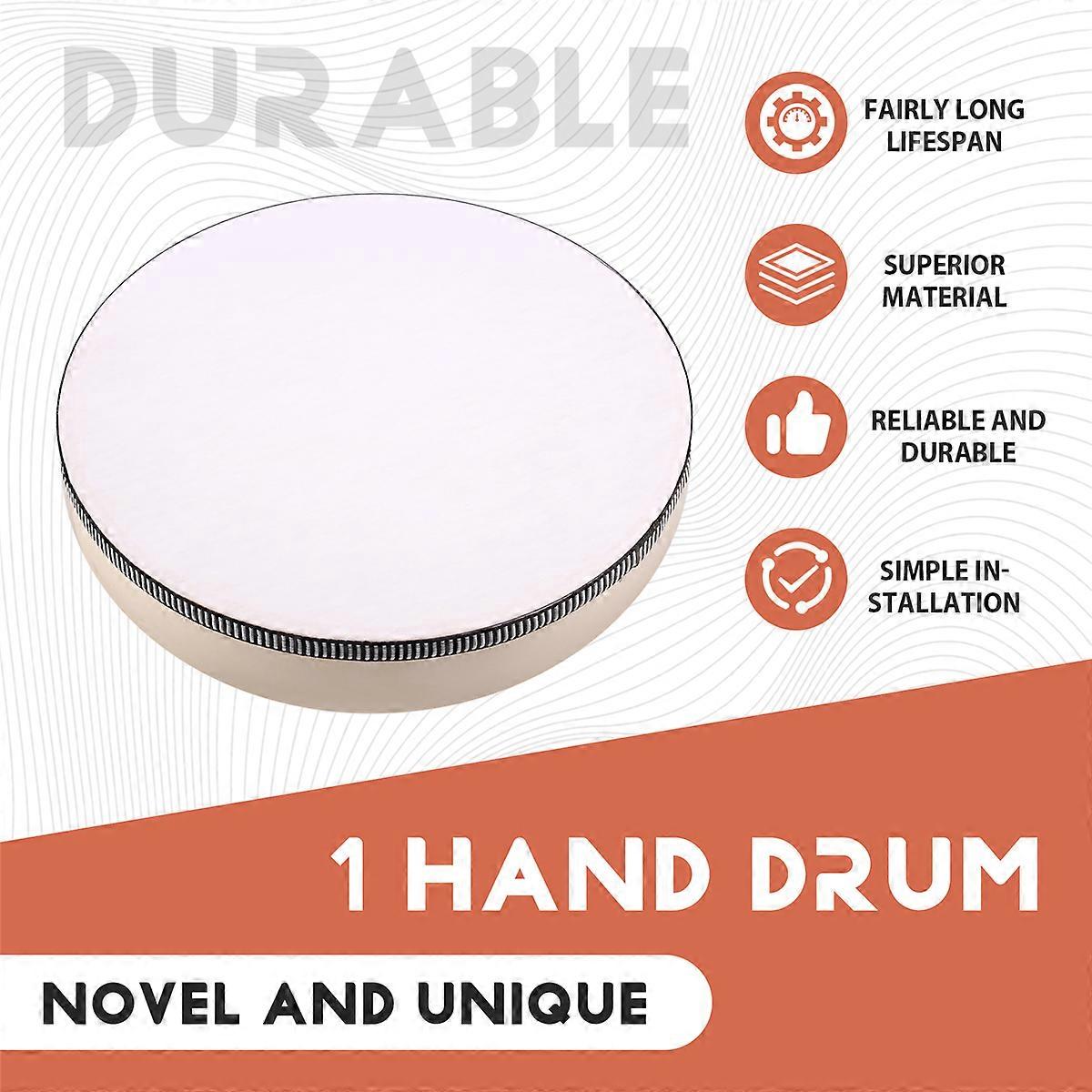 10inch Hand Held Drum Tambourine Drum Metal Jingles Percussion