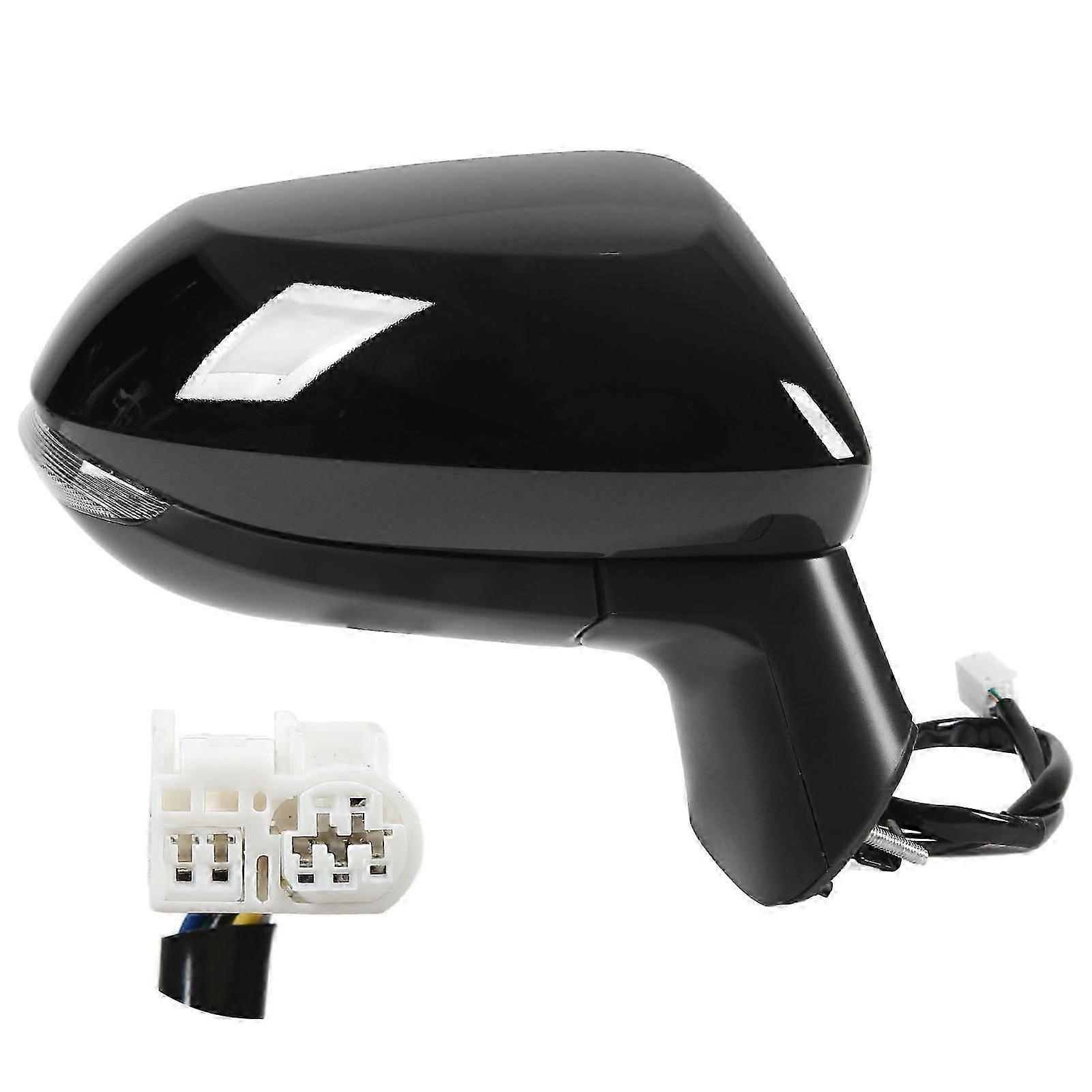 Gloss Black Power Heated Side Mirror With Turn Signal Replacement for Corolla E210 20202022 Right