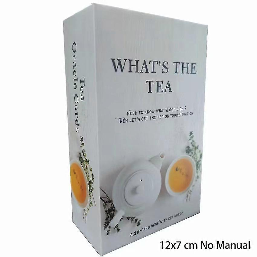12x7 cm Whats The Tea Oracle Deck Card Games
