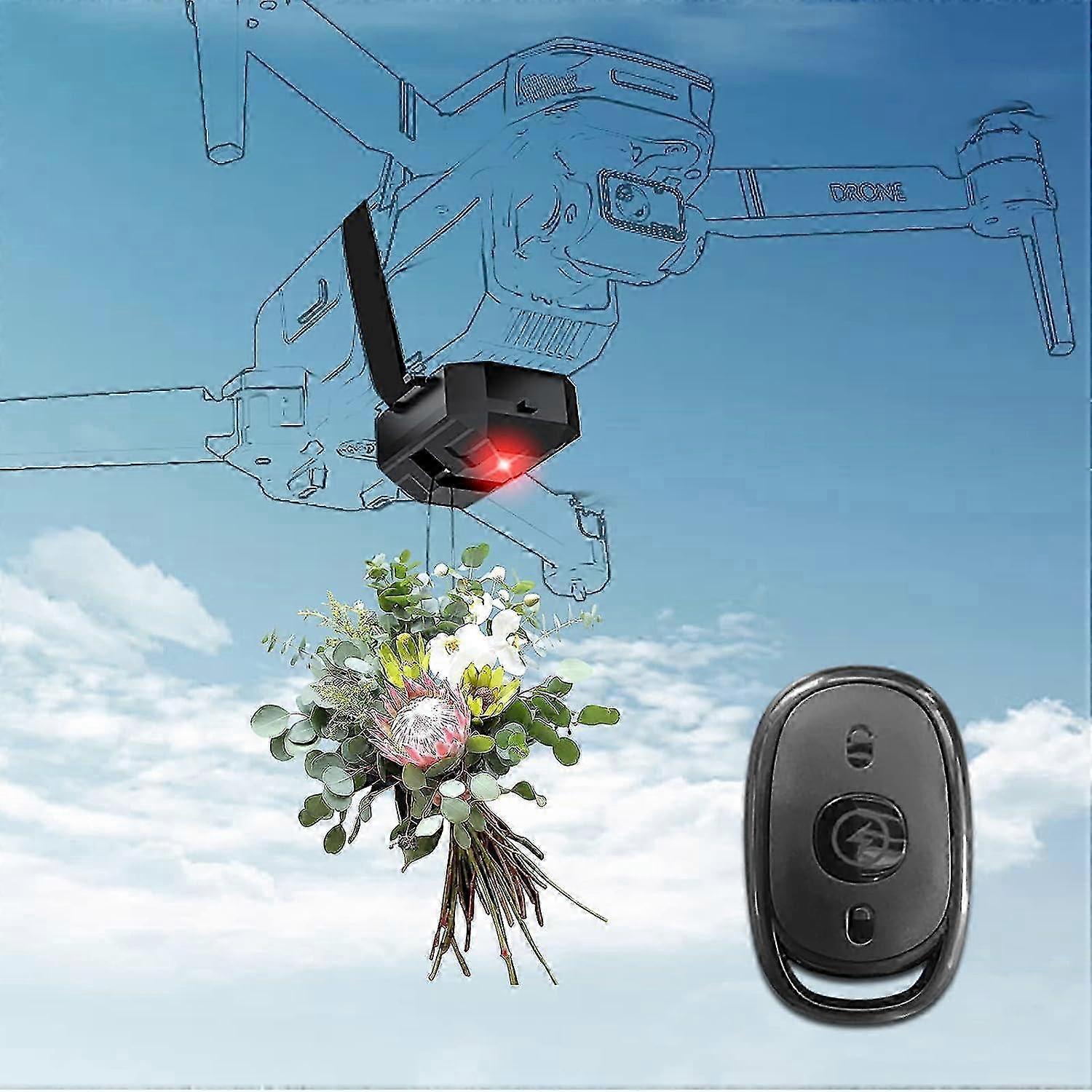 Drone Airdrop System for DJI Mini 3 pro/Mini 3/ Mini 2 SE/Avata/Mavic 2/2S /Mavic 3 Pro Cine/Phantom 3 4/4 Pro Transport Release Delivery Payload Devi