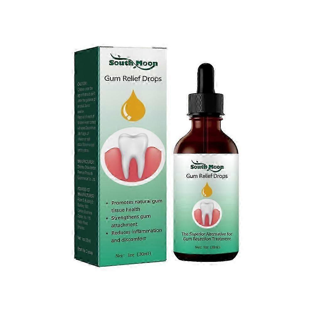 1-3xガム再成長ドロップ、天然ガム回復液体うがい薬、ガムセラピードロップ後退ガム修復治療