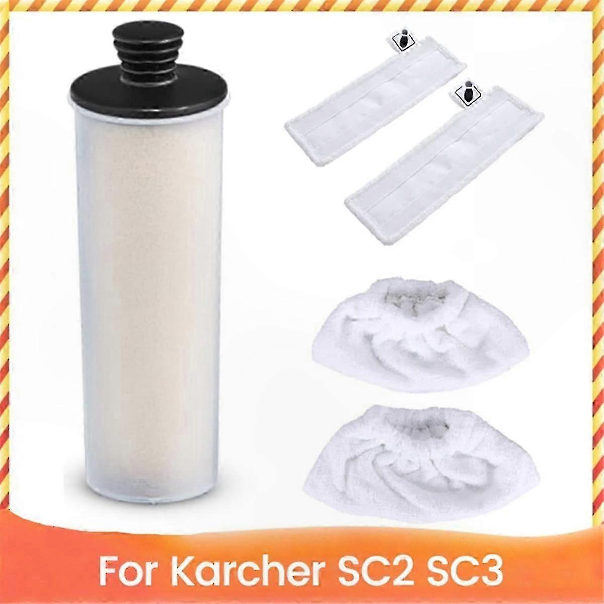 5-Pack Steam Cleaner Descaling Cartridges and Mop Pads for SC2 SC3 Models - Replacement Kit