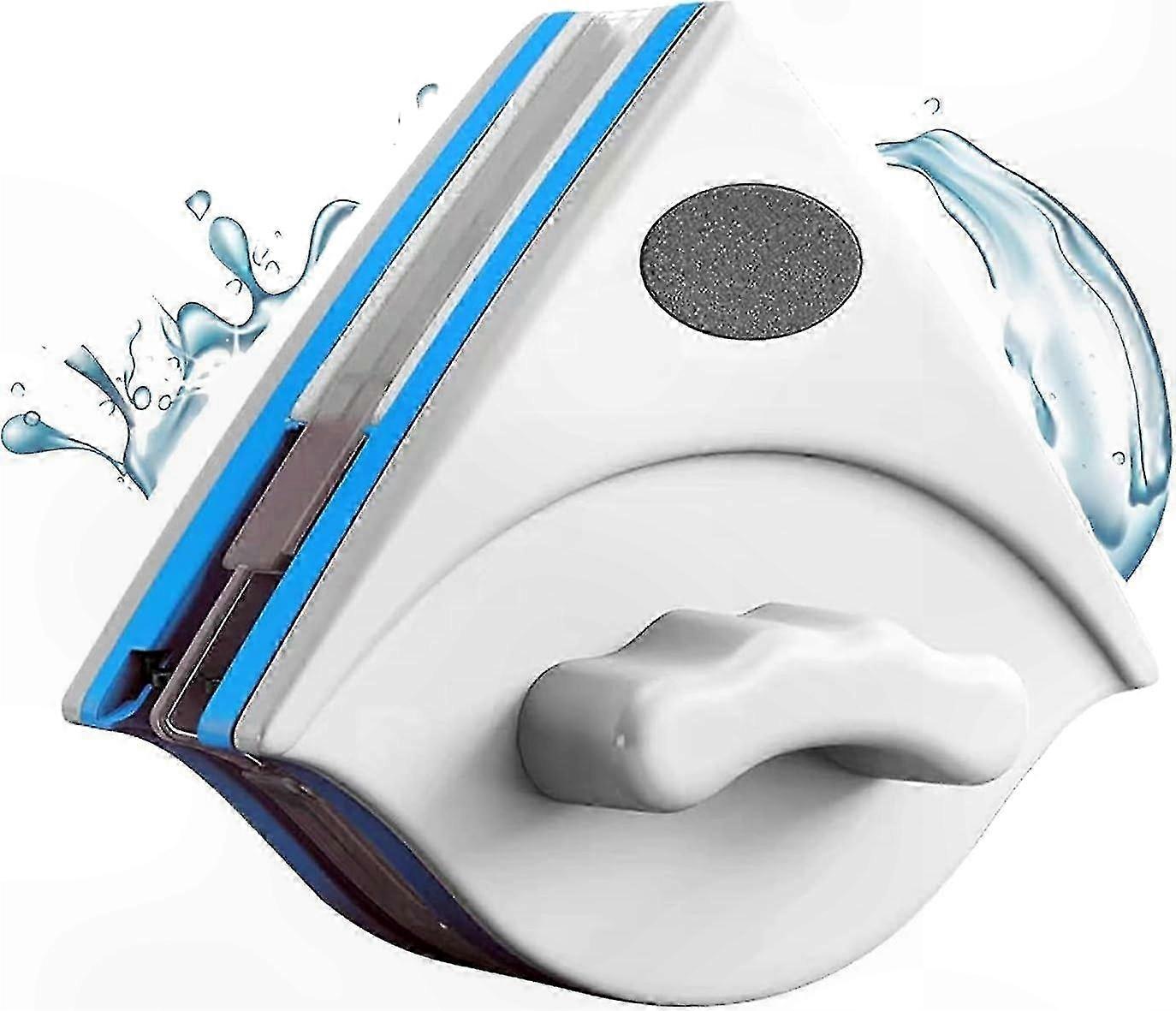 Double-Sided Magnetic Glass Cleaner with Anti-Fall Rope for 3-8mm Windows