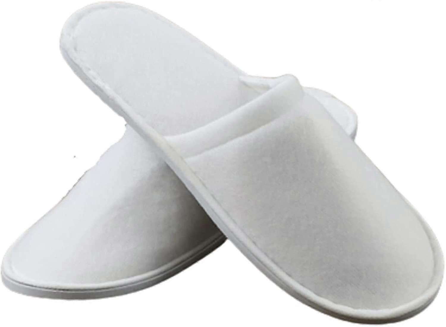 5 זוגות נעלי בית חד פעמיות למלונות יוקרתיים ציוד לחדר לינה ביתי נעלי בית לבנות נגד החלקה