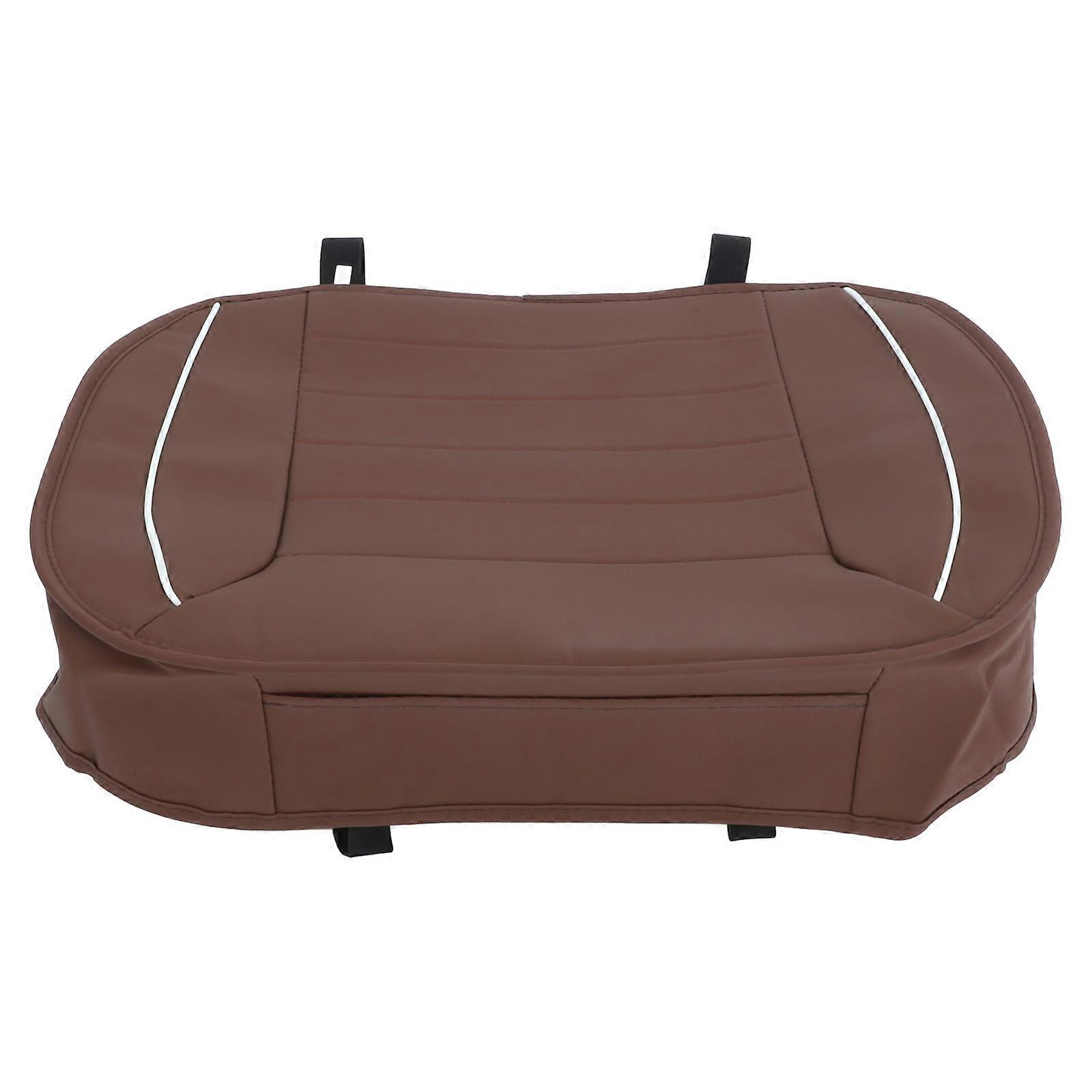PU Car Seat Cushion for Car Use Coffee Color Mat