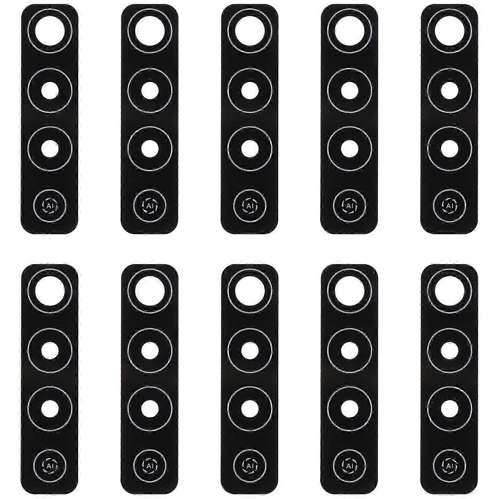 For Tecno Camon 17 CG6 10pcs Back Camera Lens