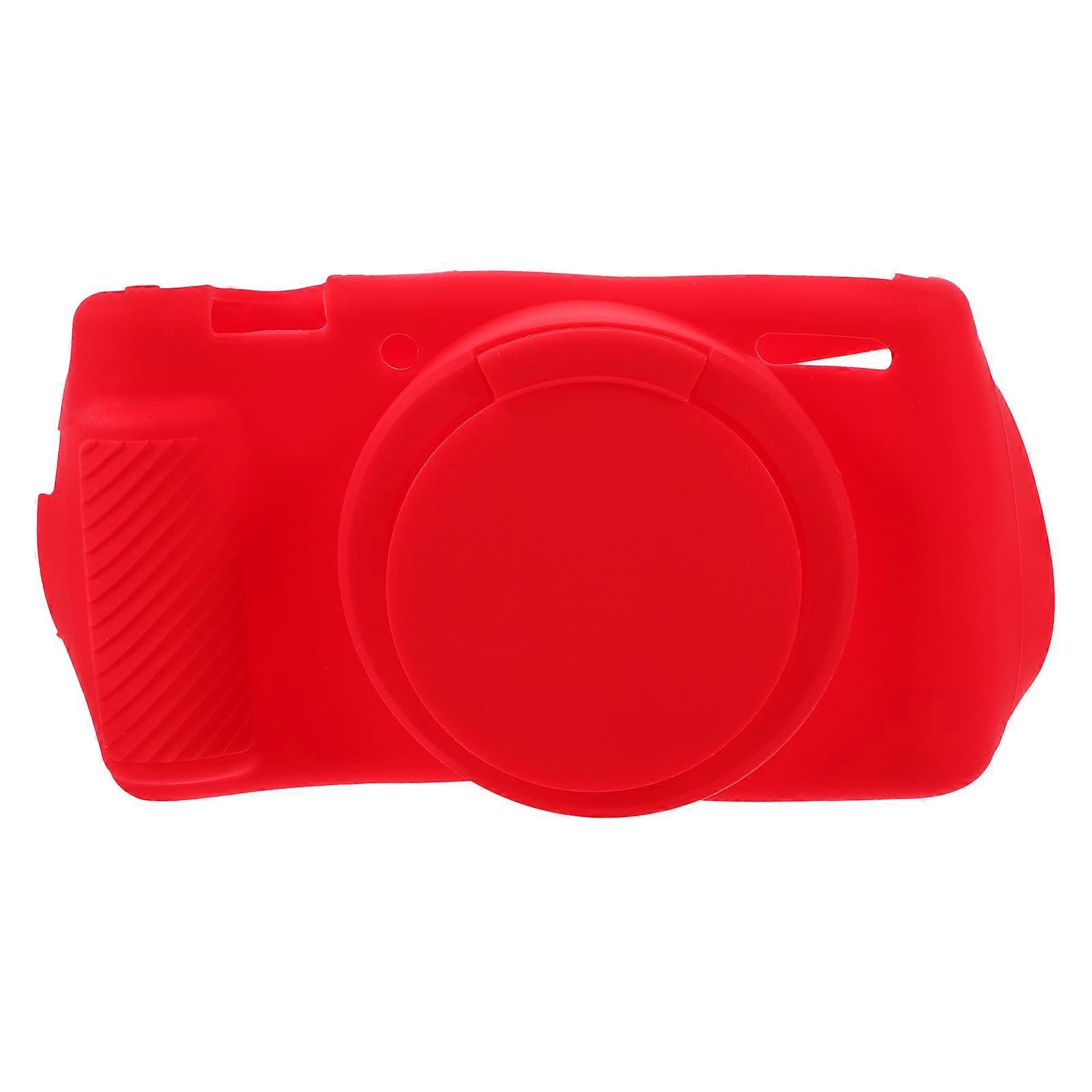 Durable Red Silicone Camera Protectors Cover Sleeve for