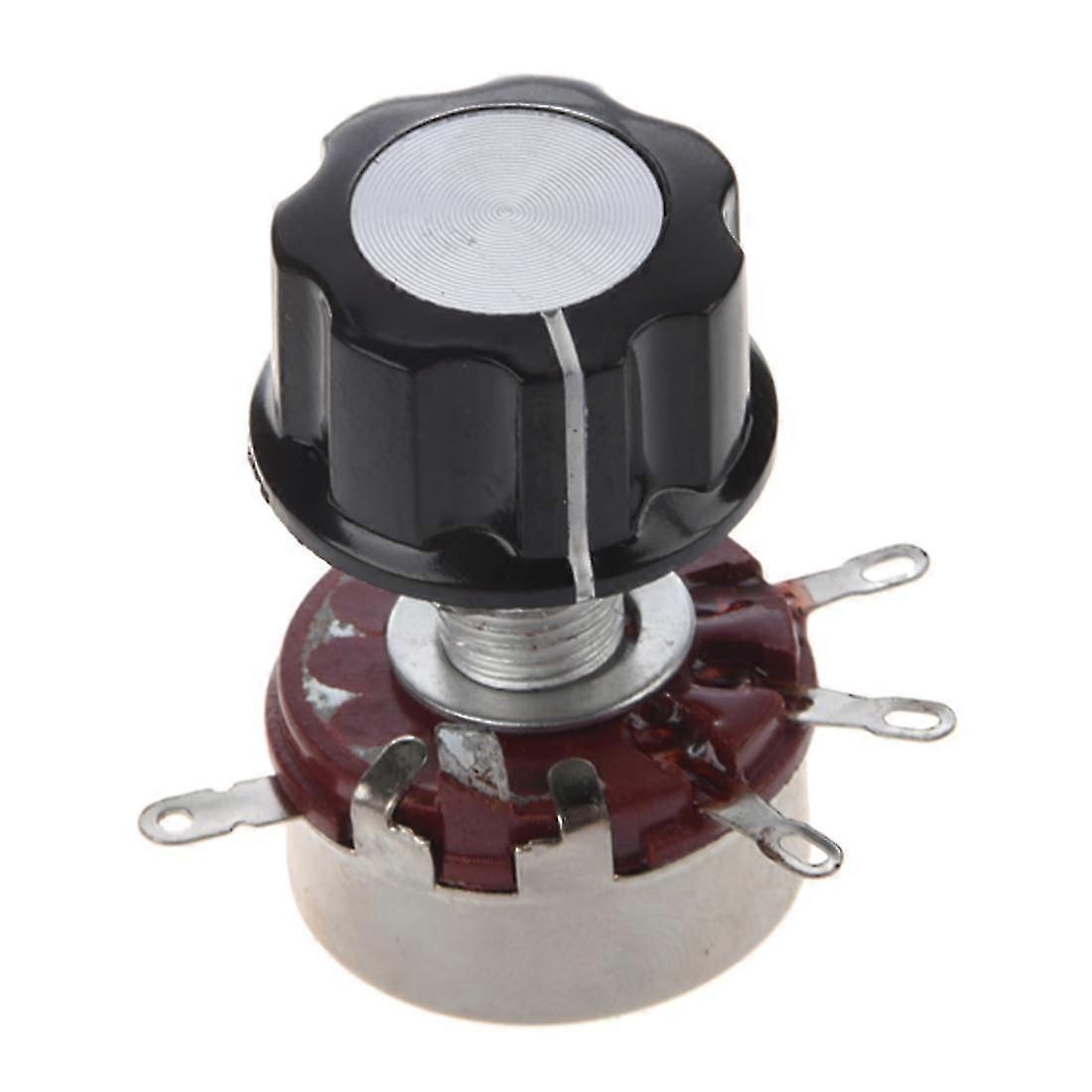 6mm Shaft Dia 470K Ohm 2W Potentiometer Replacement with Knob