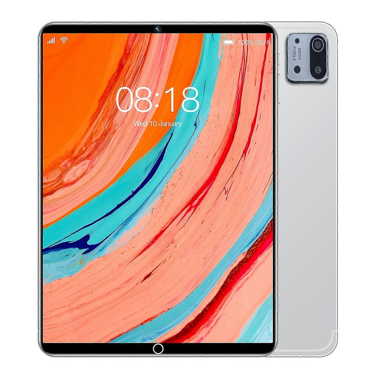 10.1 Pouces Tablette 1 Go + 16 Go Android Smart Tablet 1280x800 Ips Écran Tablette Support Double SIM Double Veille Blanc