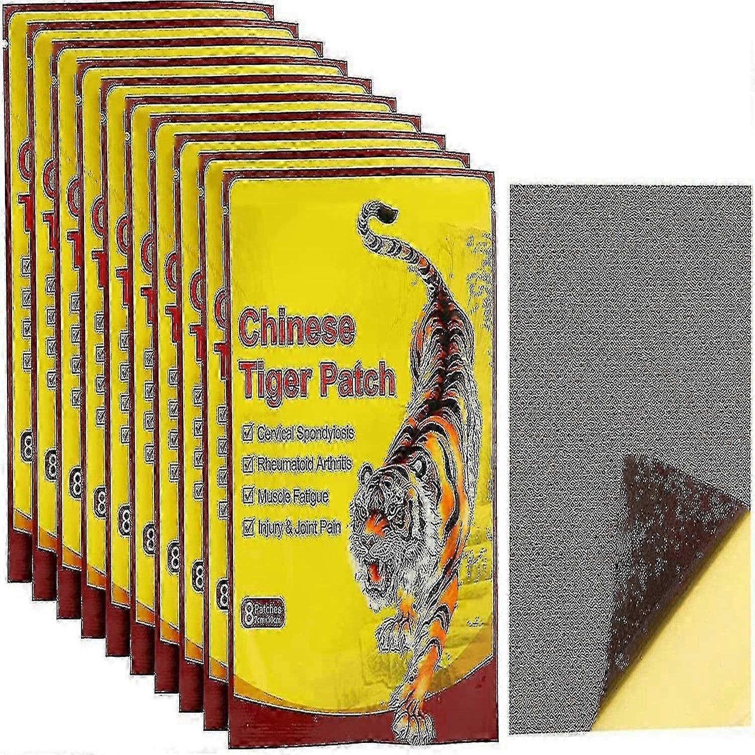 بقع تخفيف الألم ، 80pcs / 10pack الصينية بقع الأشعة تحت الحمراء البعيدة الجص تخفيف الألم