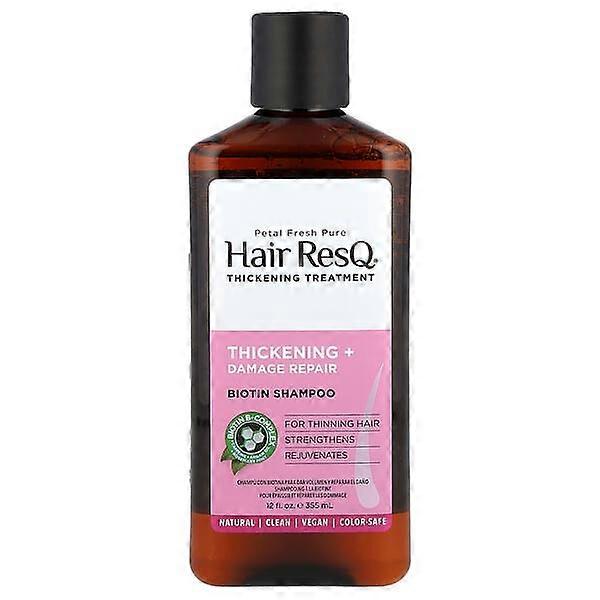 Petal Fresh, Hair ResQÃÂÃÂÃÂÃÂÃÂÃÂÃÂÃÂ®, Biotin Shampoo, Thickening + Damage Repair, 12 fl oz (355 ml)
