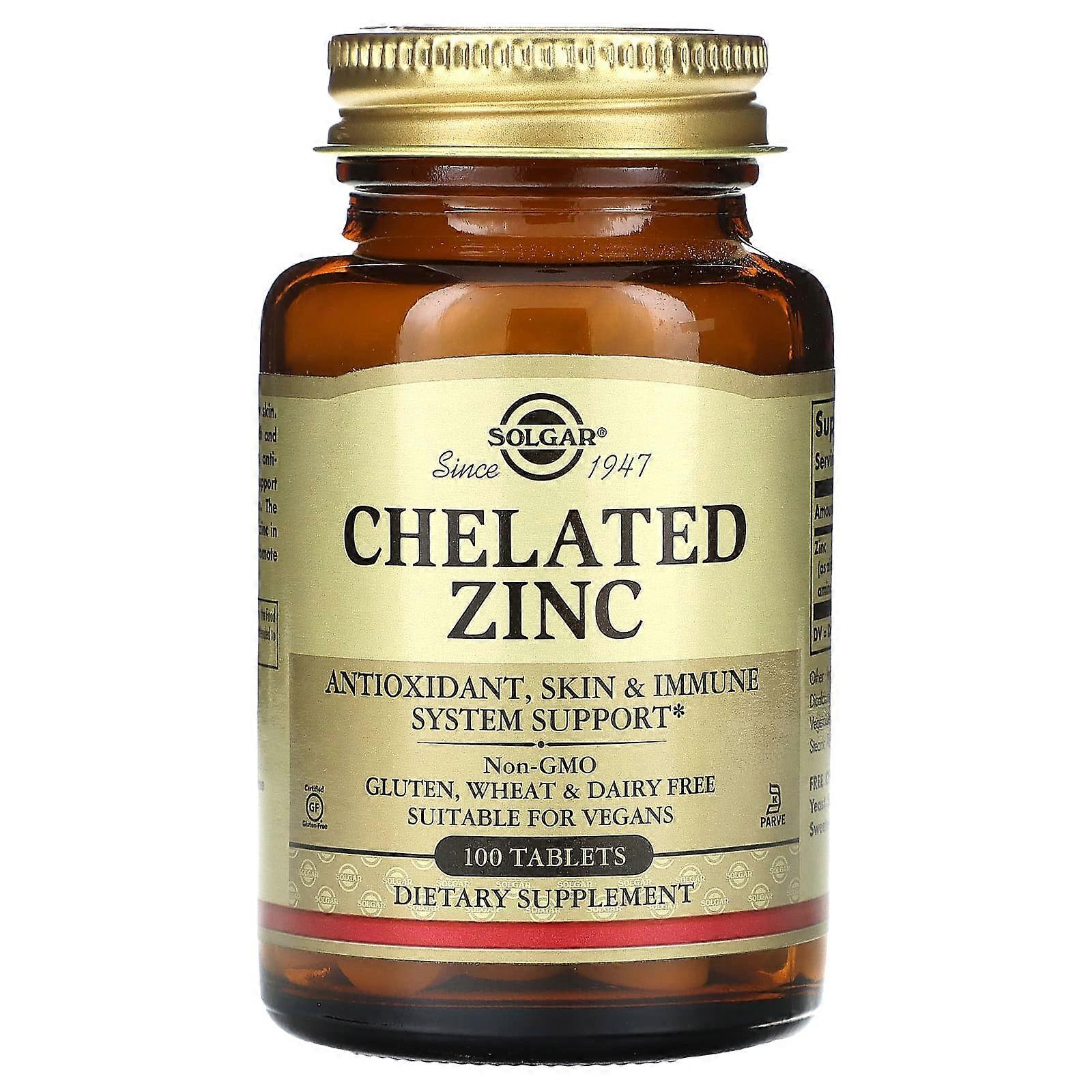 Chelated Zinc , 100 Tablets