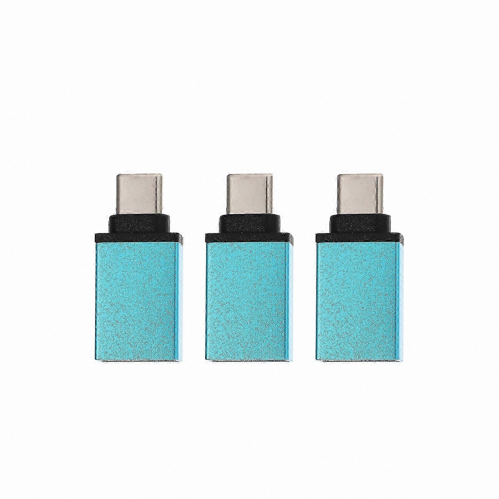 3-Pack USB Type-C Adapter, USB C Headset Charger Connector for Devices