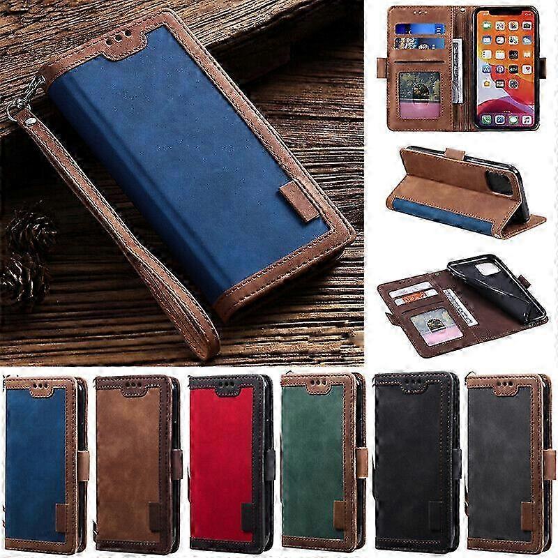 2025 Matte Wallet Leather Flip Case Cover For iPhone 14 Pro Max 13 12 11 XR 7 8 Plus