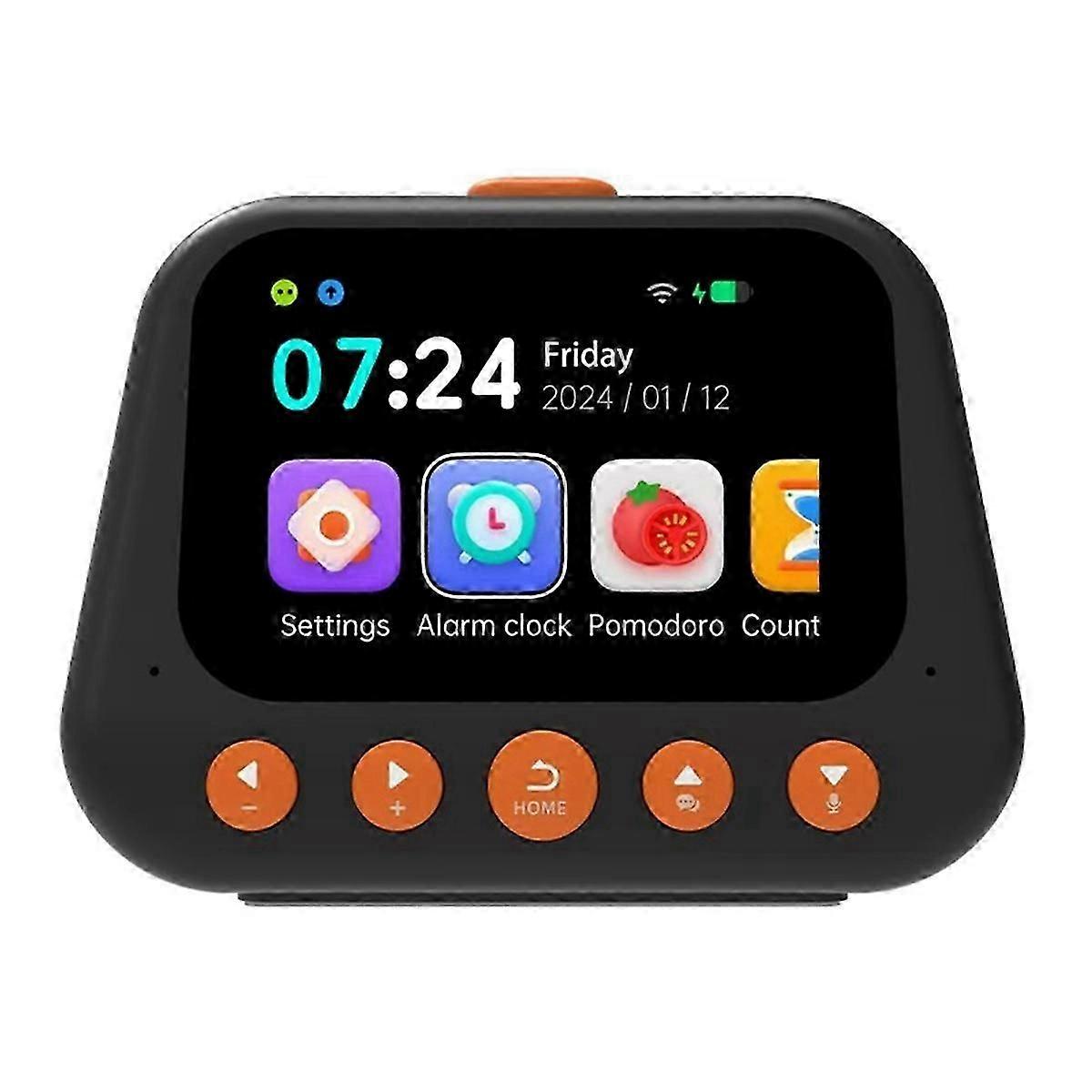 Children'S AI Intelligent Alarm Clock Multifunctional Voice Dialogue Machine Time Management Self-Disciplined Clock A