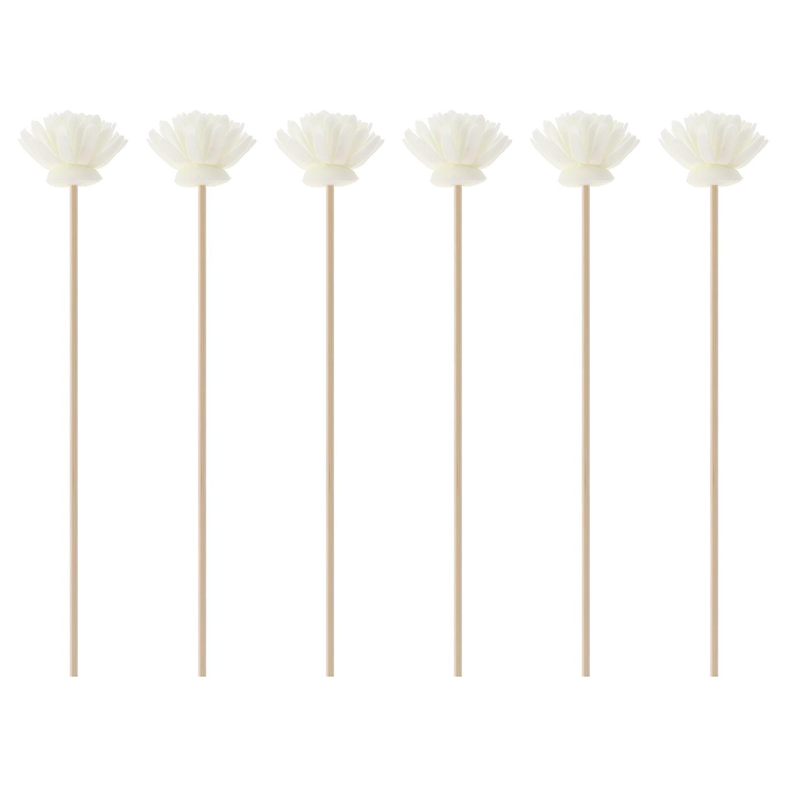24pcs Diffusor Blumen Aroma Diffuser Sticks Holzstäbchen Aroma Blumen