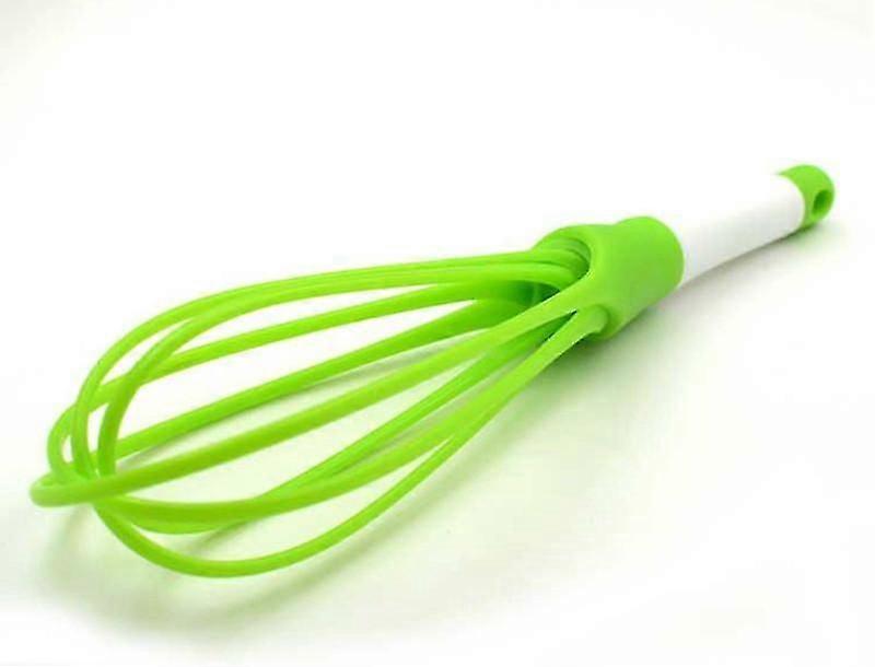 1Pcs Multifunction Rotatable Balloon And Flat Whisk Egg Beater Plastic Hand Knead Beaters