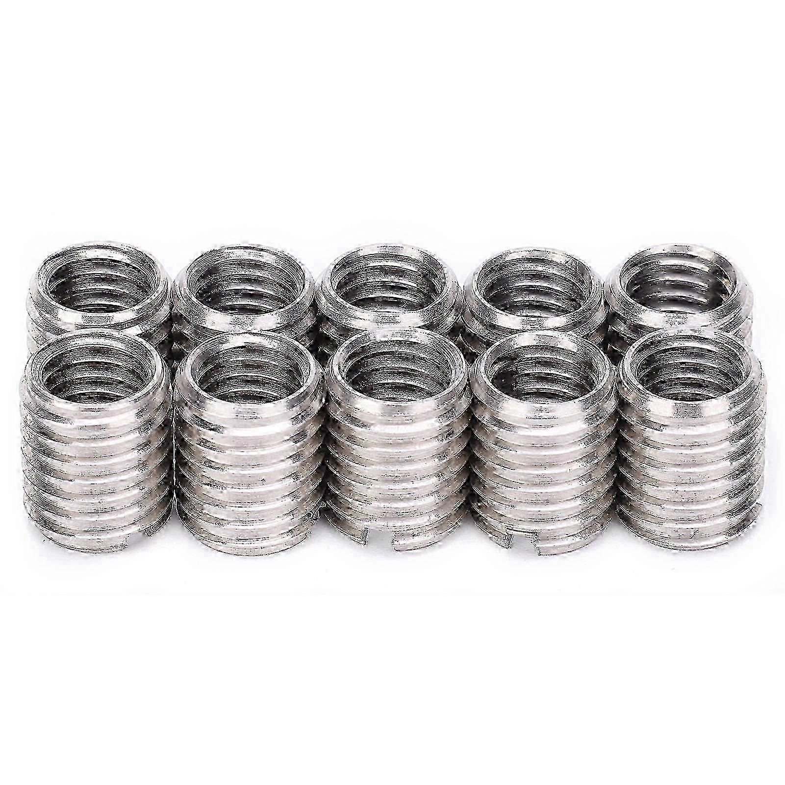 Thread Repair Sleeves with 10pcs Insert Nut & Threaded Bushing for Screw Reducing & Conversion Tool Kit