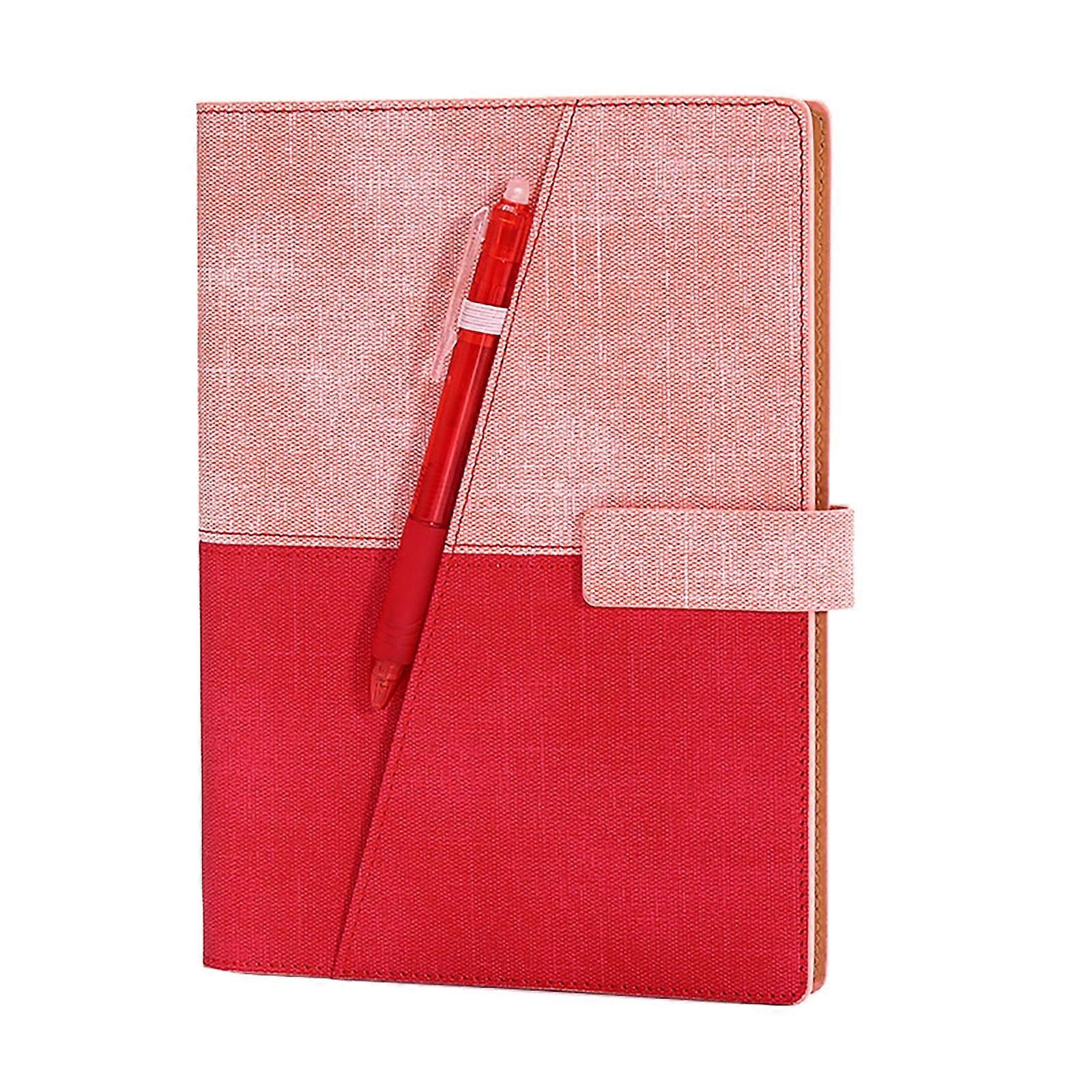 Begine Notebook Clearance,A5 Waterproof Erasable Smart Notebook Repeat Writing App Smart Record Red