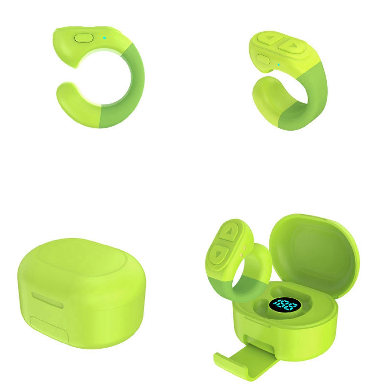 Smart Phone Remote Control TikTok Scrolling Rings with Phone Stands Page Turner for Kindle App BT Phone Remote for Selfie Watching Video