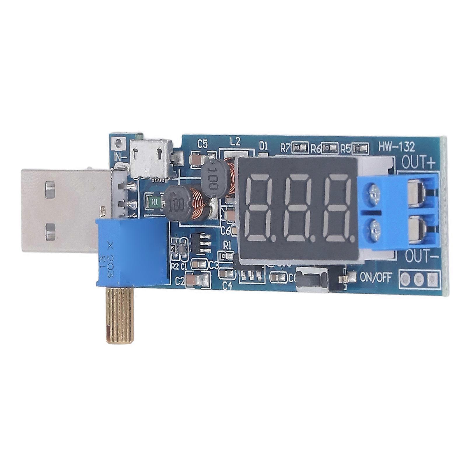 USB Power Supply Module DC3.5‑12V to DC1.2‑24V Buck Boost Voltage Regulator Converter Module 