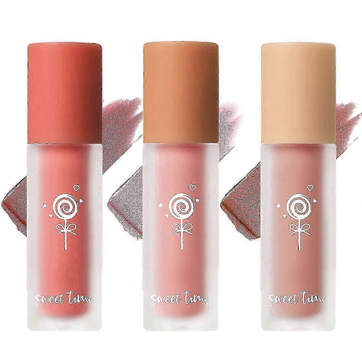 Matte Liquid Blush Makeup Lightweight, Velvet Mousse Texture, Breathable Feel, Sheer Flush Of Color, Natural-Looking, Cream Blush Cheek, Advanced