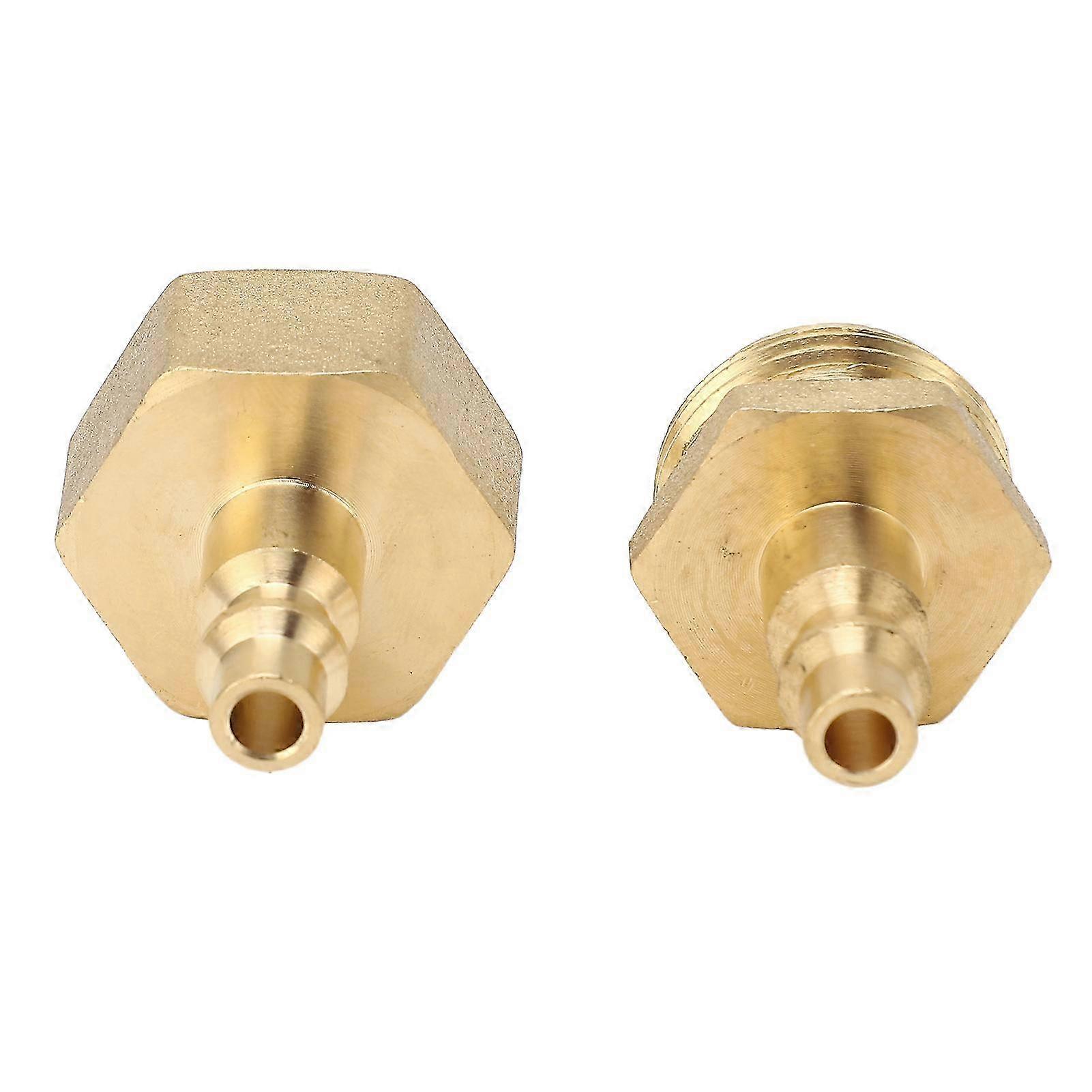 2025 Winterize Sprinkler Blow Out Adapter Air Compressor 1/4in Quick Connect Plug to Garden Hose Pipe 3/4in Threaded Adapter with Gasket