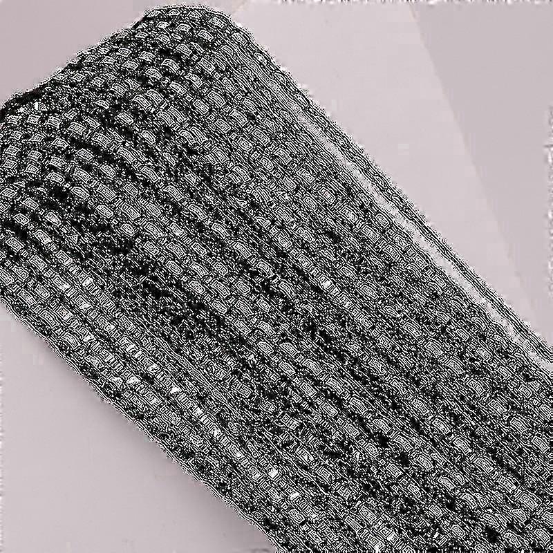 Crystal Curtain Valance 100x200cm with Shiny Tassel for Window Decoration