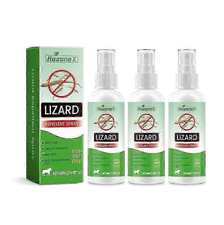 1/2/3PCS Hozonex Gecko Repeller Everyday Home Convenient Insect Repellent Indoor Gecko-Free Household Sprays 50ml