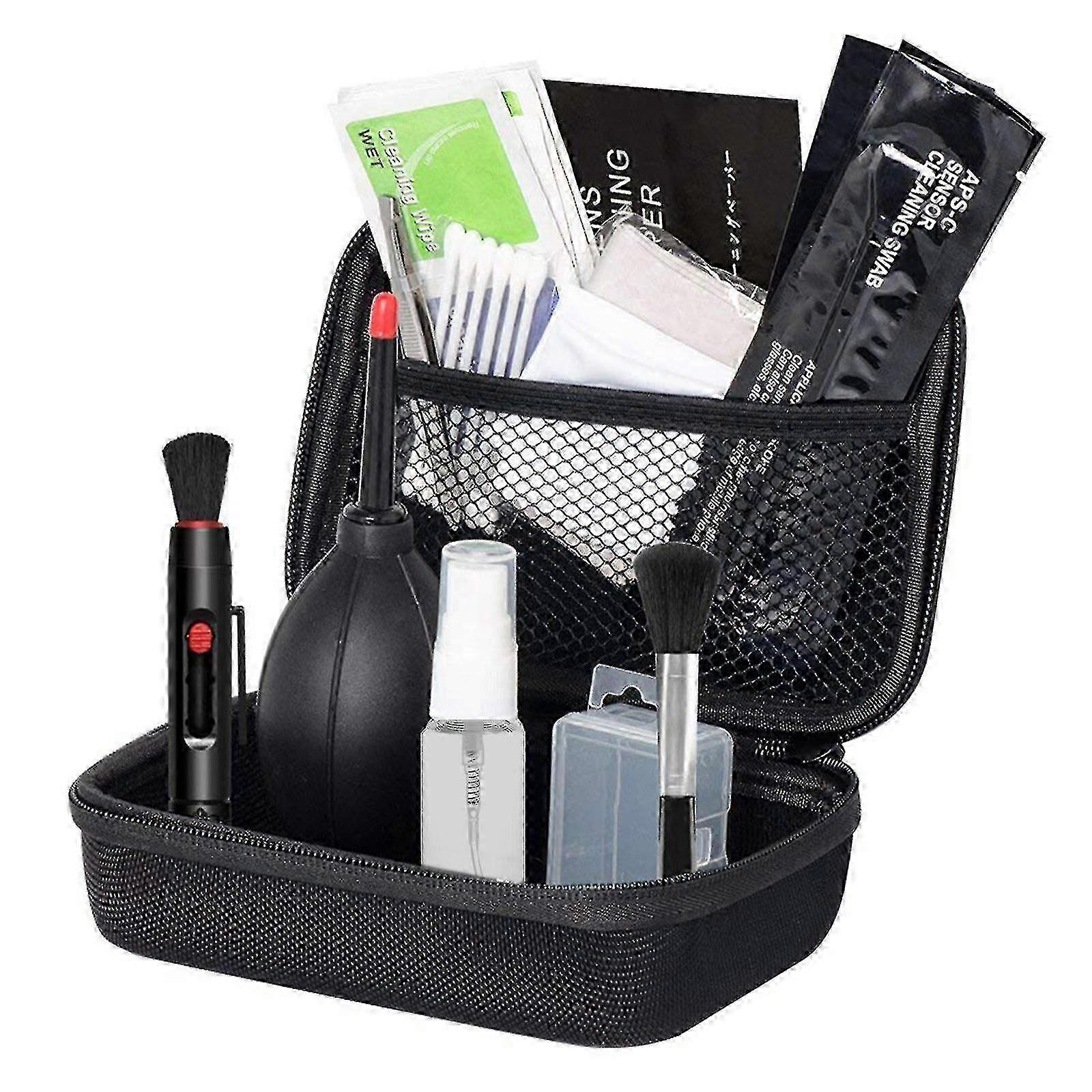 Ensemble de nettoyant pour appareil photo reflex numérique 29-en-1 pour l’entretien du capteur et de l’objectif