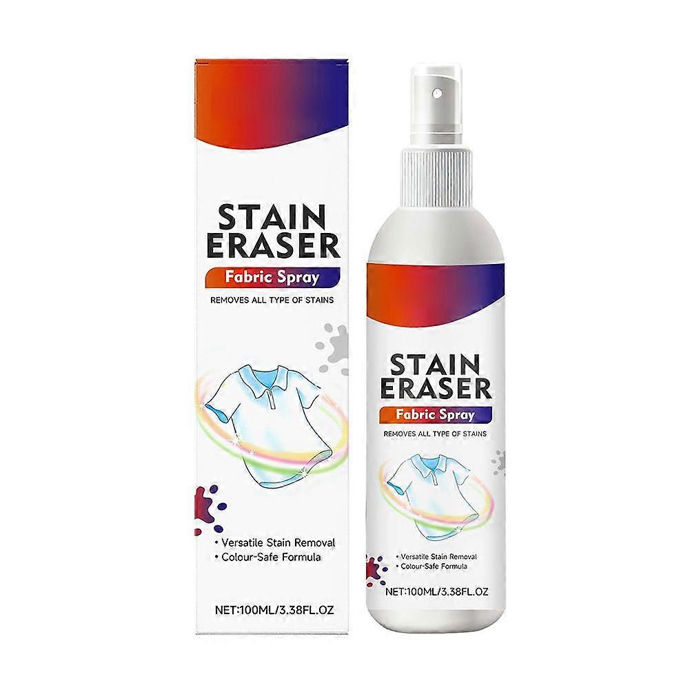 100ml Fabric Stain Remover Spray Powerful Formula for Everyday Stains on Clothes Gentle on Fibers