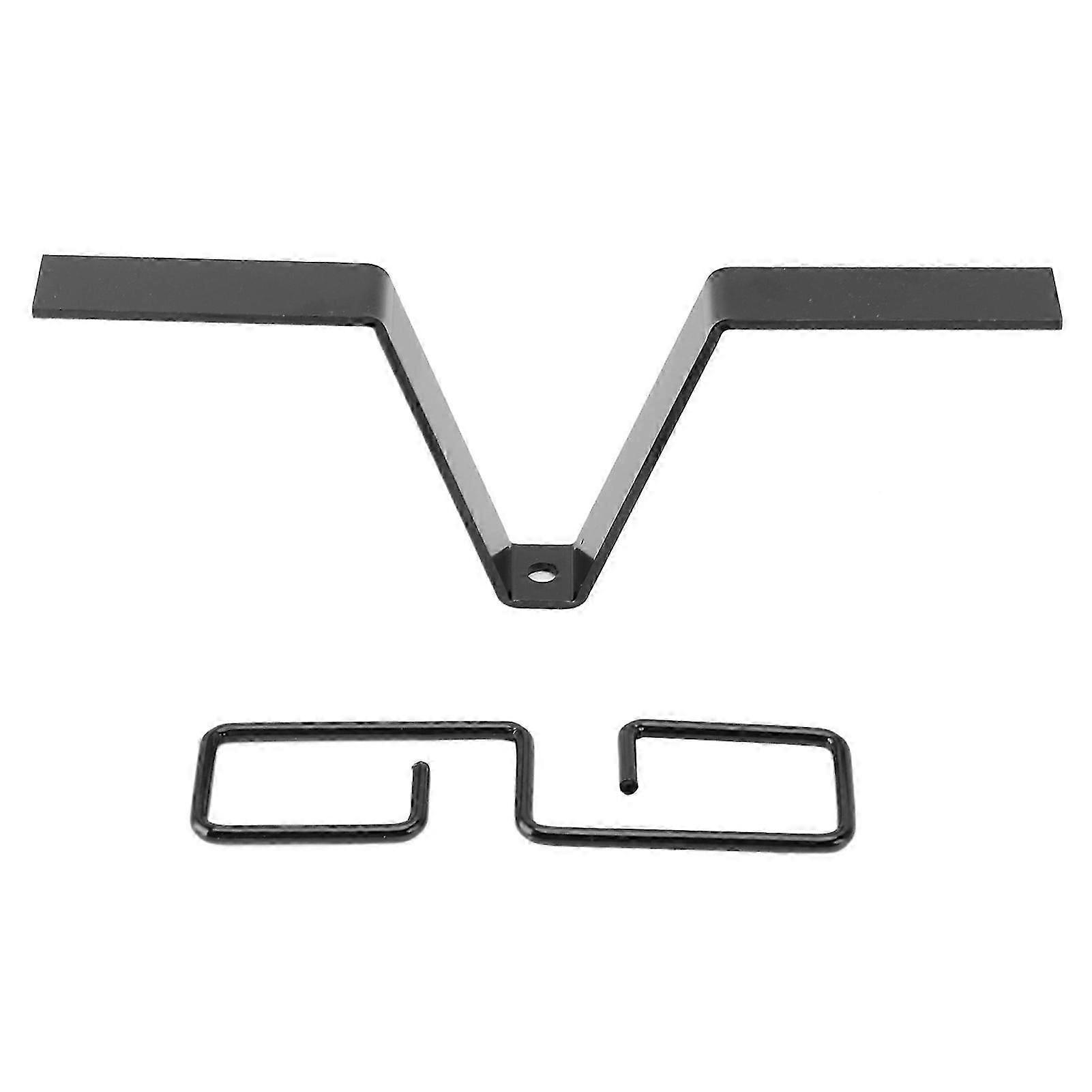 Gutter Clip for Rain Chain Iron V Shaped Drain Pipe Rain Chain Adapter Hook Hanger for Outside Hardware Black