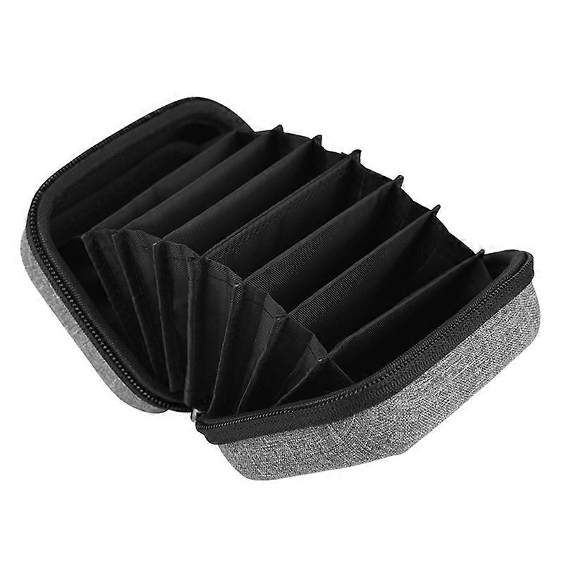Multifunctional Circular Lens Filter Pouch Case for 8 Circular Filters Dustproof Camera Lens Filter Storage Case