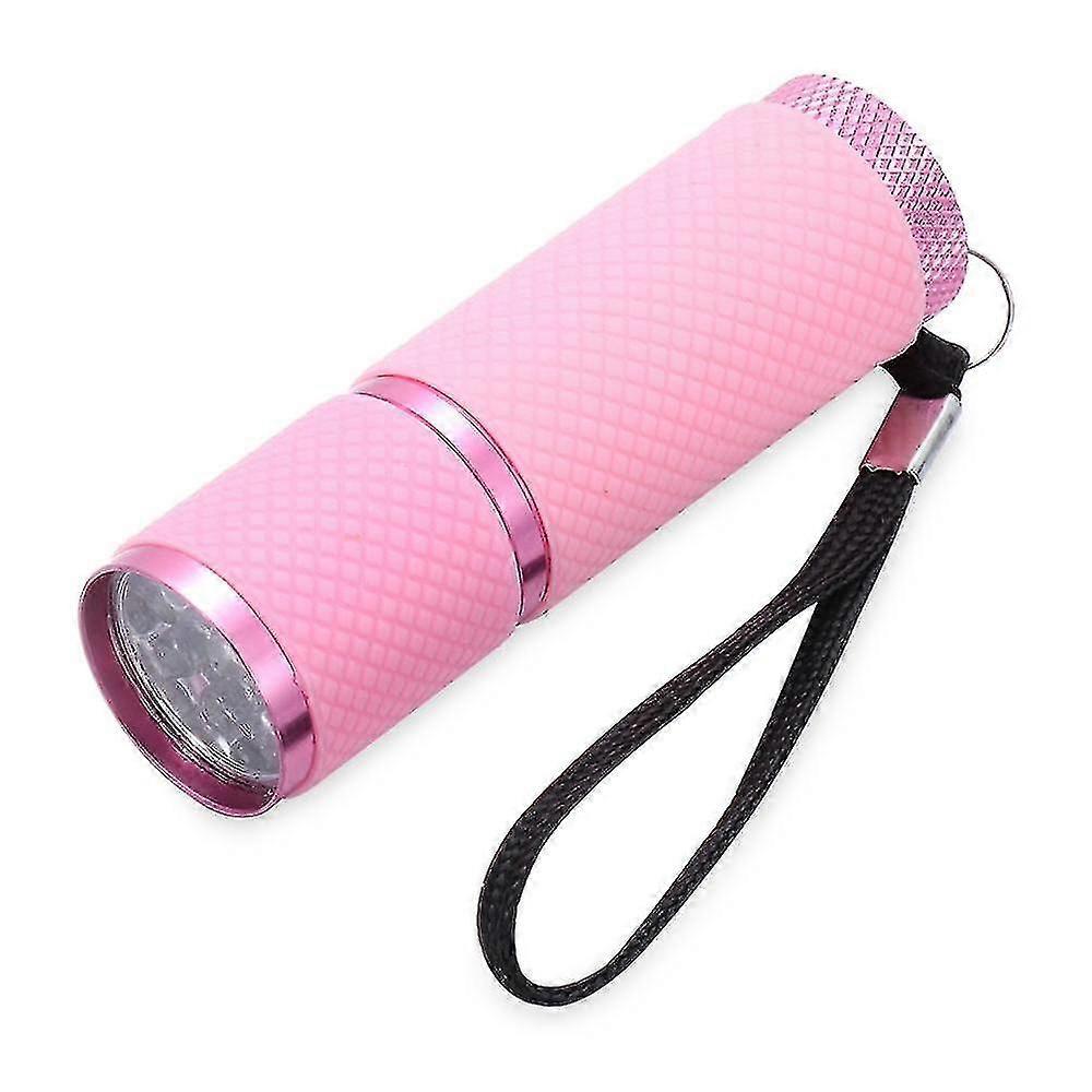 Hand-held 9 Led Nail Dryer Mini Torch Curing Lamp Flashlight Tools 4colors For