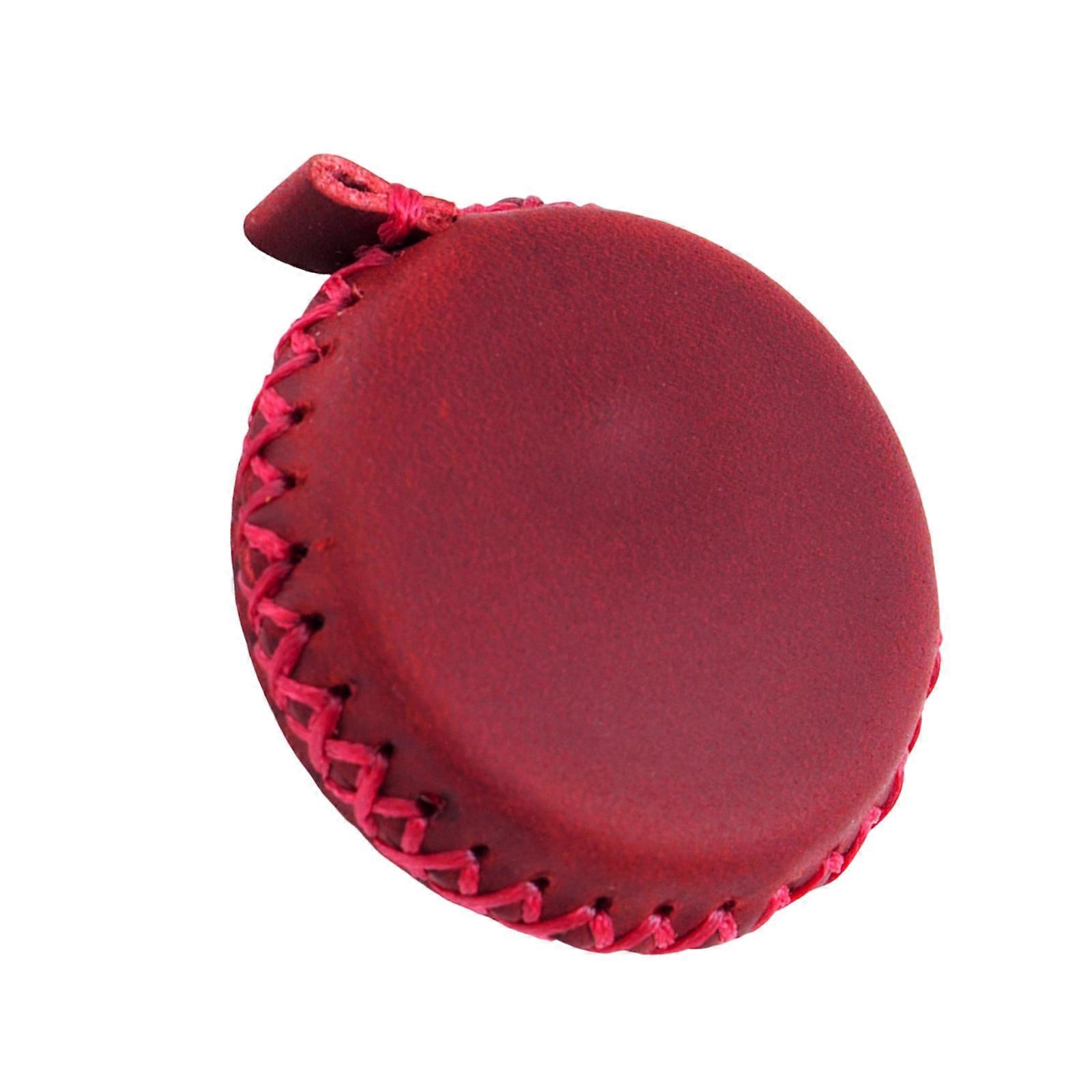 Old Inspired Leather Craft Measuring Device Dense Size For Construction Tailoring Projects  Burgundy