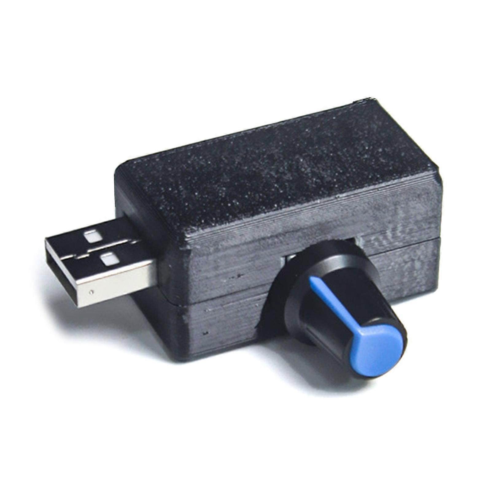 5V USB Fan Speed Adjuster With Continuous Controls And Quiet Operations for Desk And Laptop Fans Multicolor