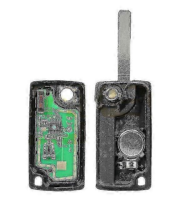 3 Button Flip Key Fob Remote For Peugeot Partner Citroen Berlingo Dispatch 26s