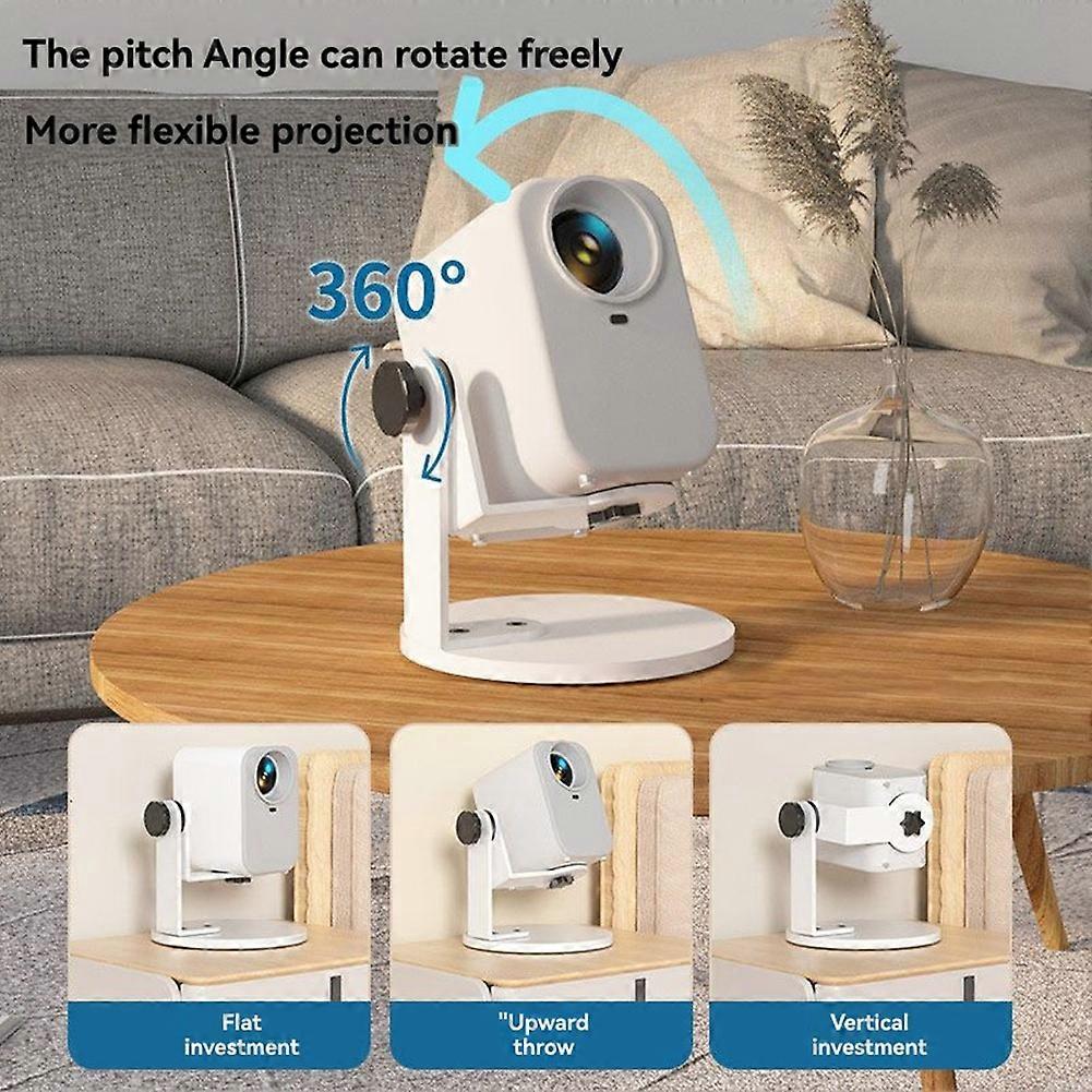 Desktop Projector Holder Small Projector Countertop Stand with 360°Rotation for LCD/DLP Video Project